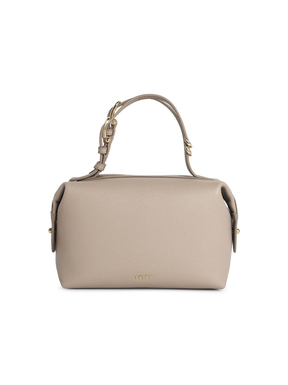 Furla FURLA 'Double Mini' Linen Leather Bag Size ONE SIZE - 1 Thumbnail