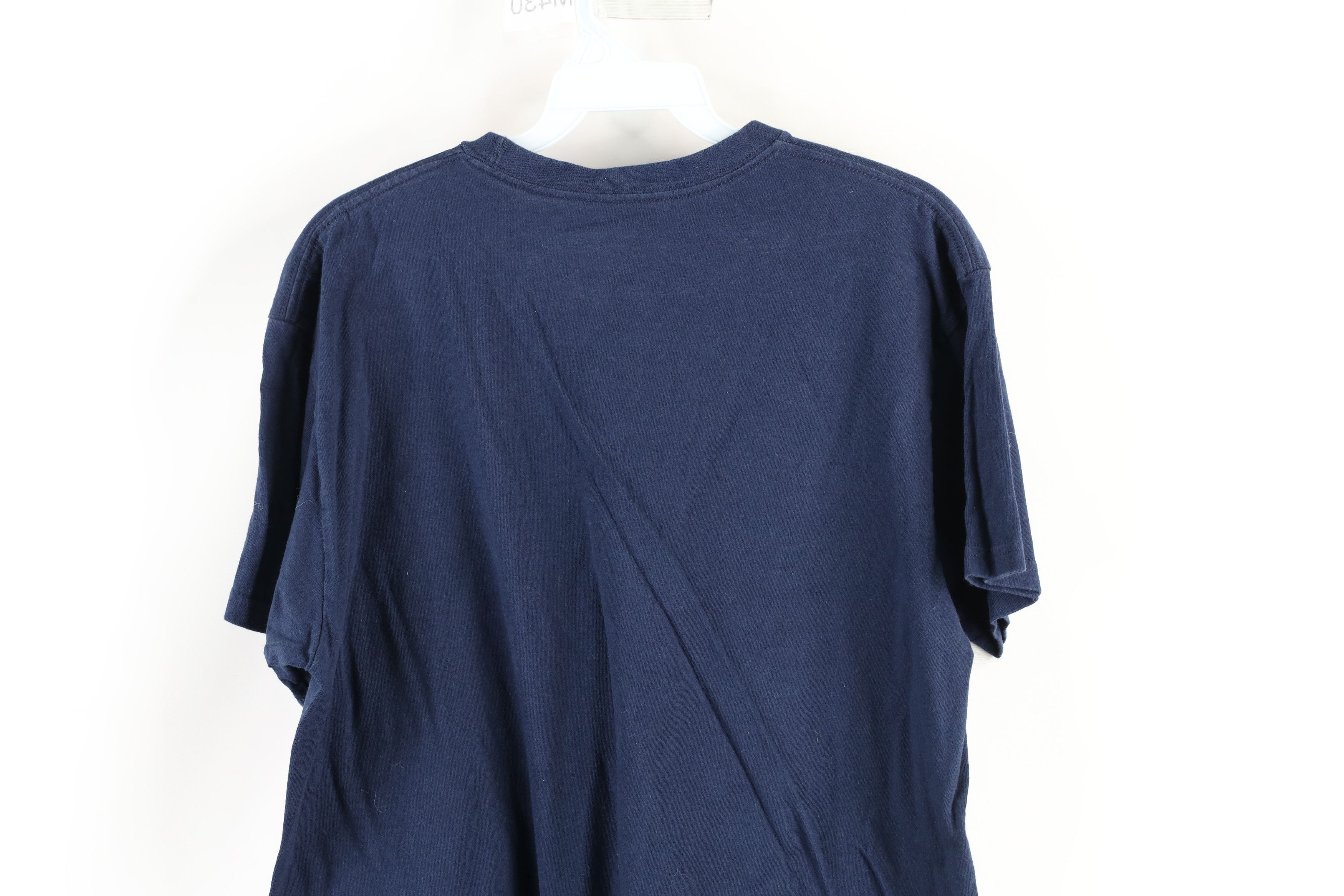 Nike × Vintage Vintage Nike Scott Mini Swoosh Short Sleeve T-Shirt Blue Size US S / EU 44-46 / 1 - 7 Thumbnail