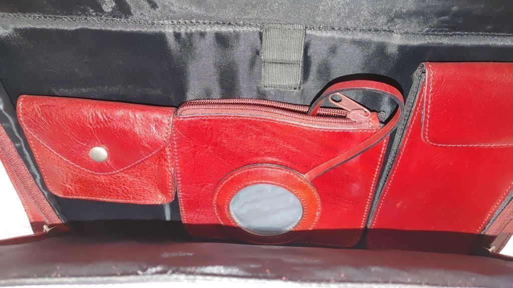 Vera Pelle Vera Pelle Leather Laptop Attache Case Size ONE SIZE - 5 Thumbnail