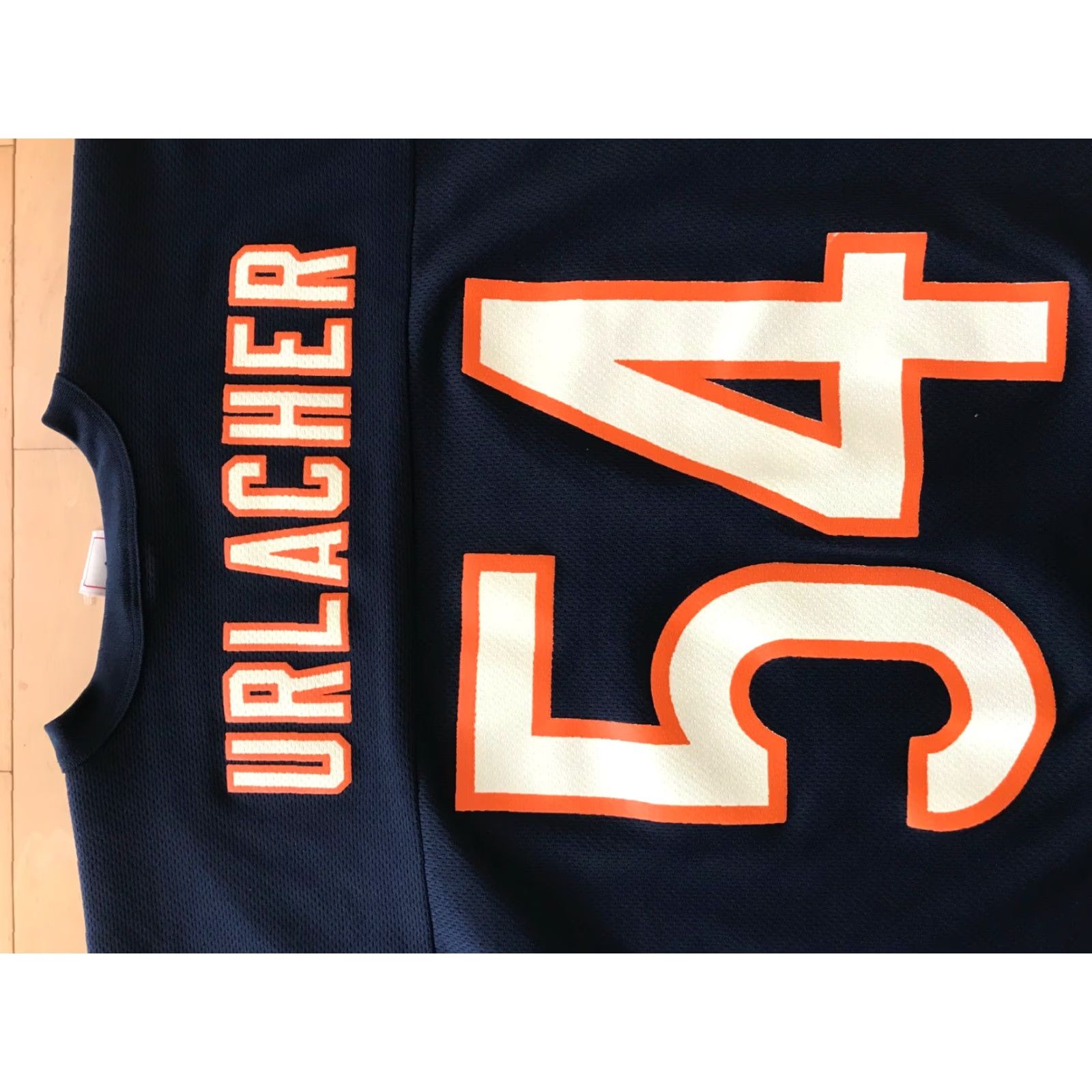 Reebok VINTAGE? Brian Urlacher #54 Chicago Bears On Field Jersey Men's XL Blue Size US XL / EU 56 / 4 - 4 Thumbnail