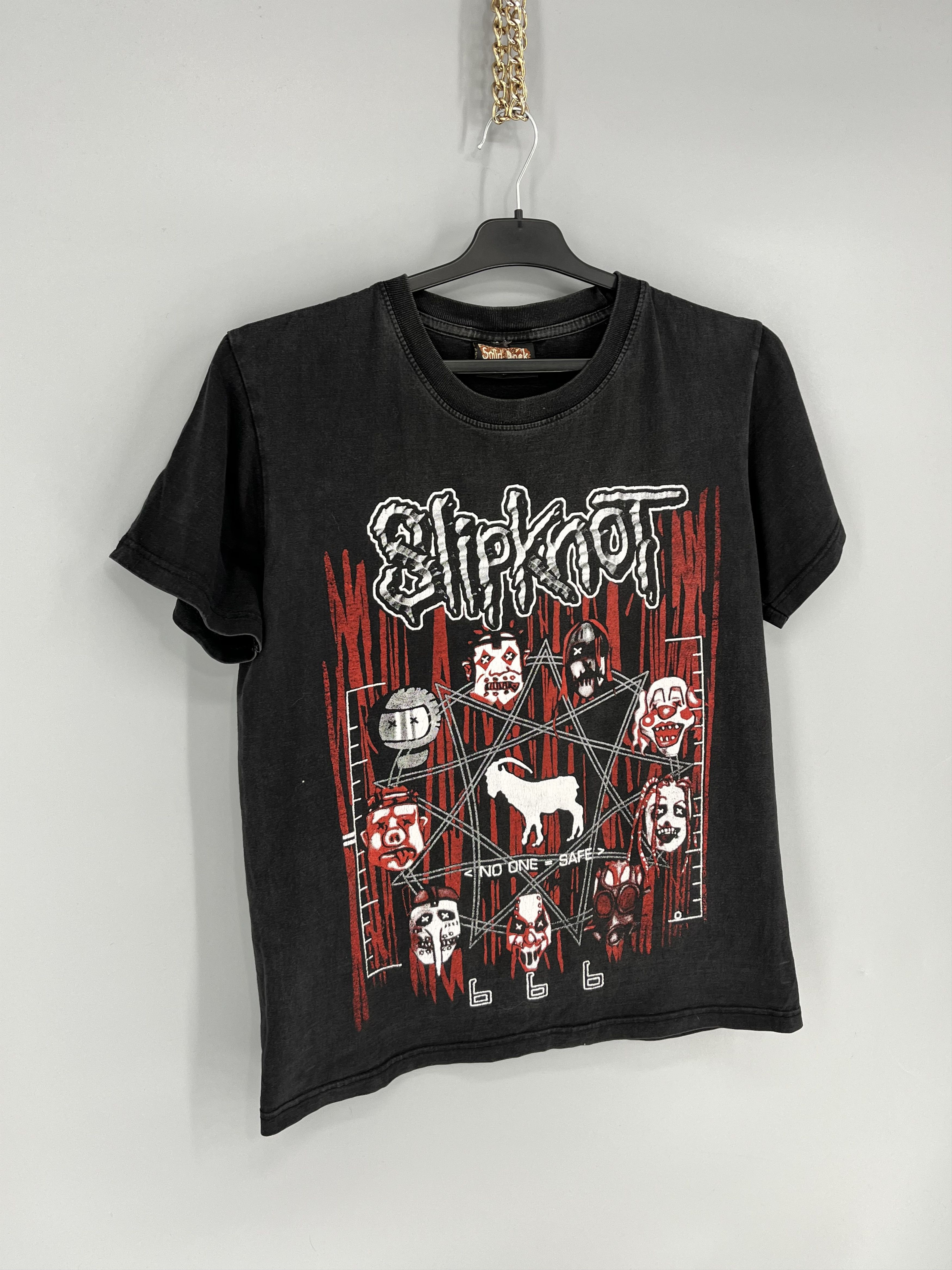 Band Tees × Vintage Vintage Slipknot Satan 666 Graphic Tee T-shirt Y2K 2000s Size US S / EU 44-46 / 1 - 2 Thumbnail