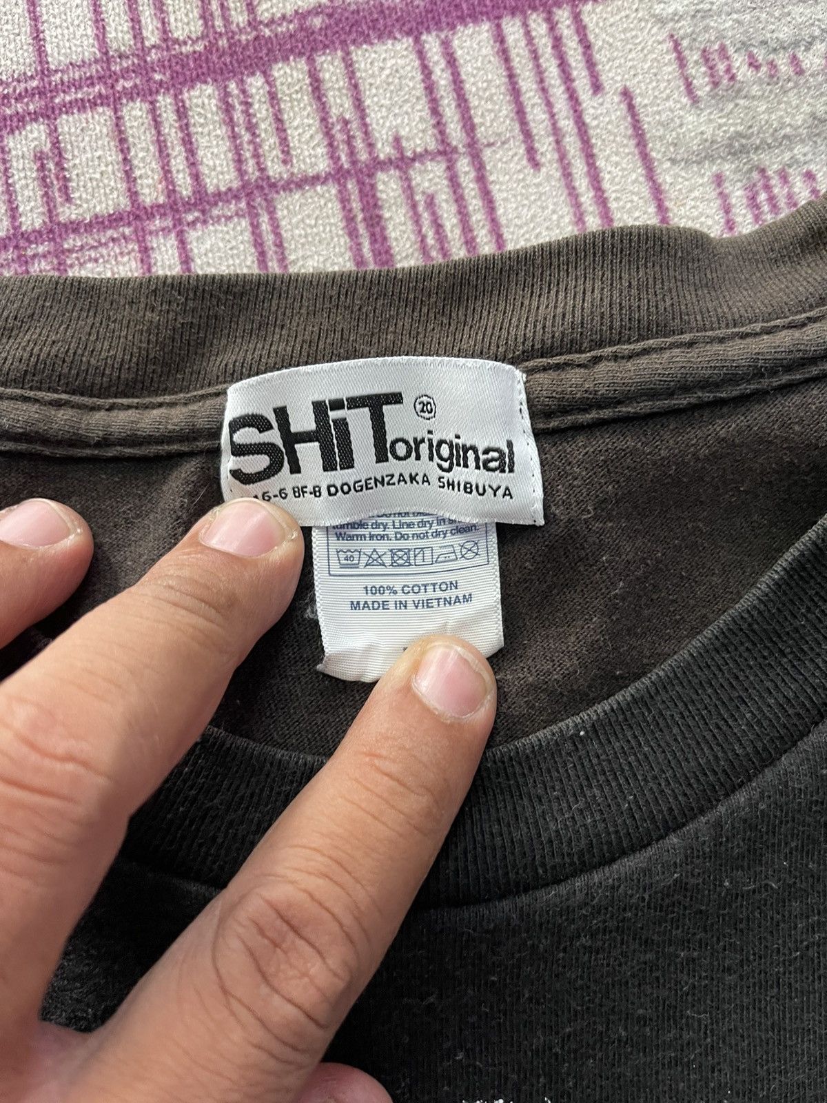 Japanese Brand VINTAGE BISH X SHIT ORIGINAL TEE VERY RARE Size US L / EU 52-54 / 3 - 4 Thumbnail