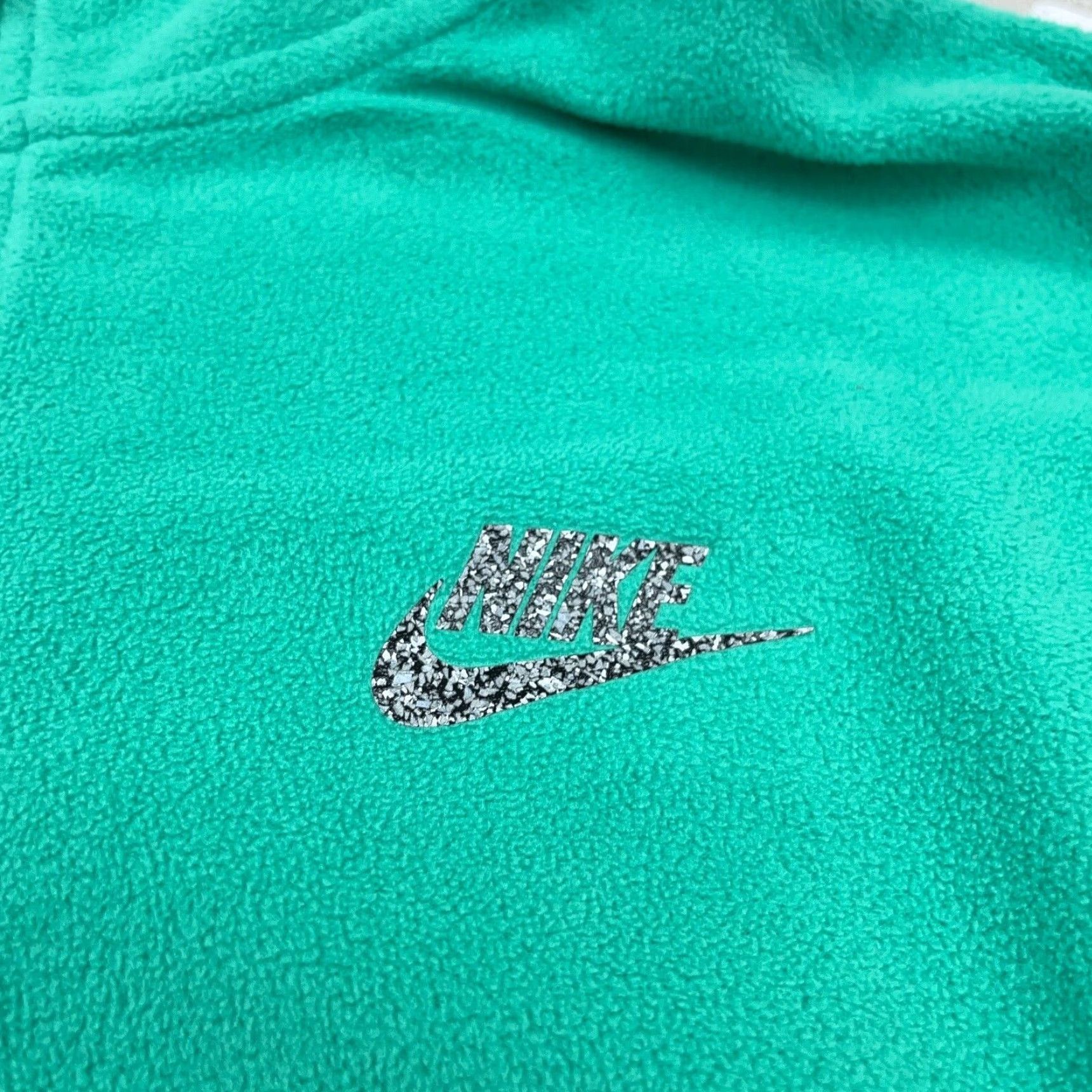 Nike Nike Jacket Women XL Green Blue Fleece Track Sweatshirt Warm Up Ladies Short description? Size XL / US 12-14 / IT 48-50 - 5 Thumbnail
