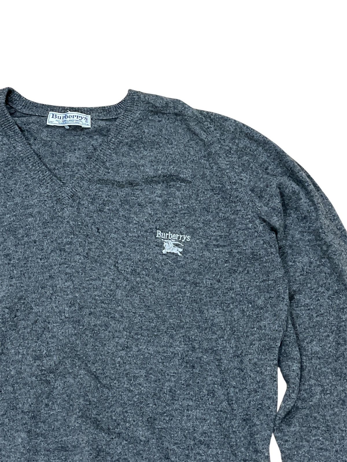 Burberry × Vintage Burberry Pure Lambswool Knitwear Size US M / EU 48-50 / 2 - 2 Thumbnail