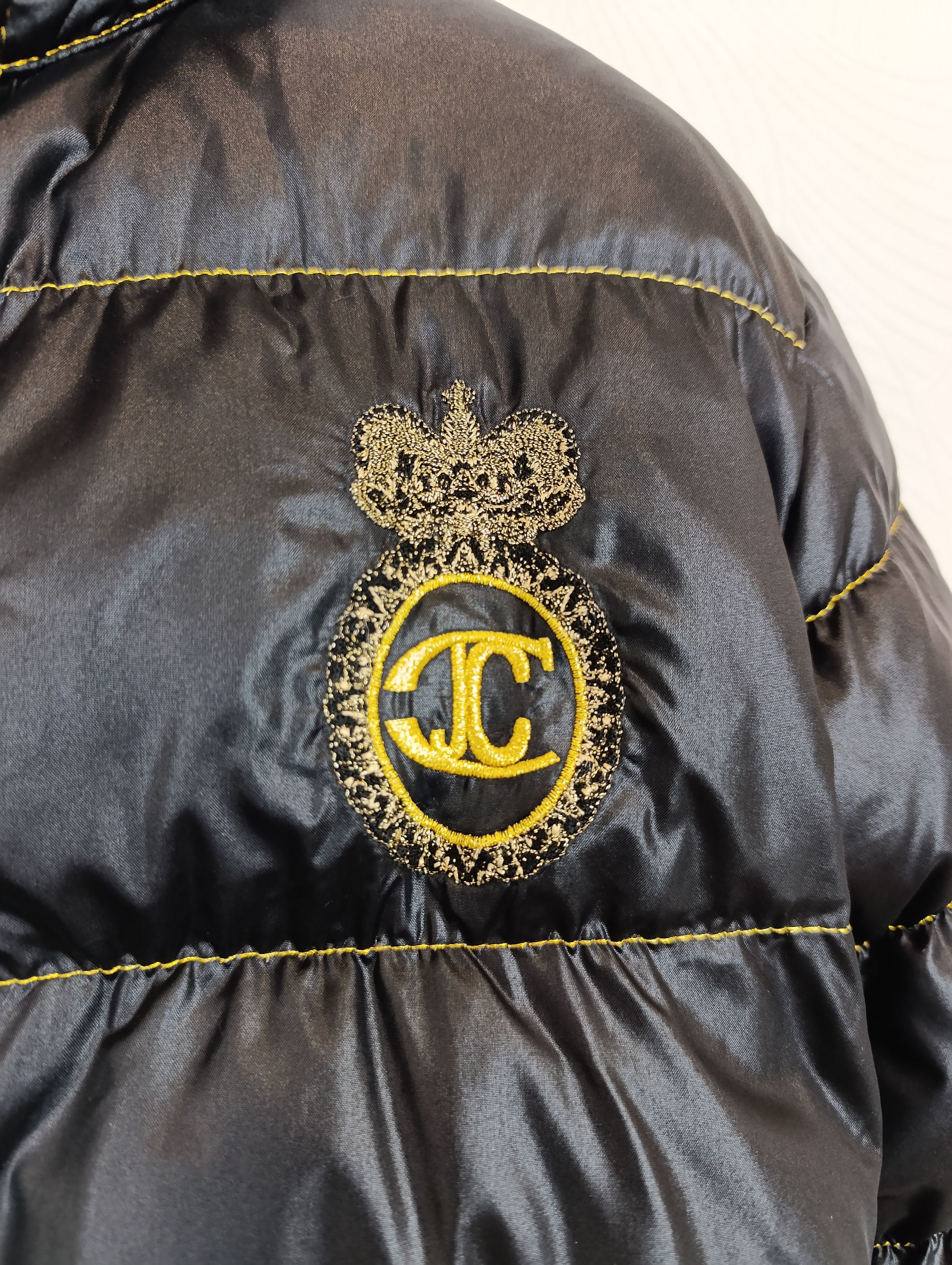 Just Cavalli JUST BY ROBERTO CAVALLI VINTAGE WOMENS PUFFER JACKET Size L / US 10 / IT 46 - 3 Thumbnail