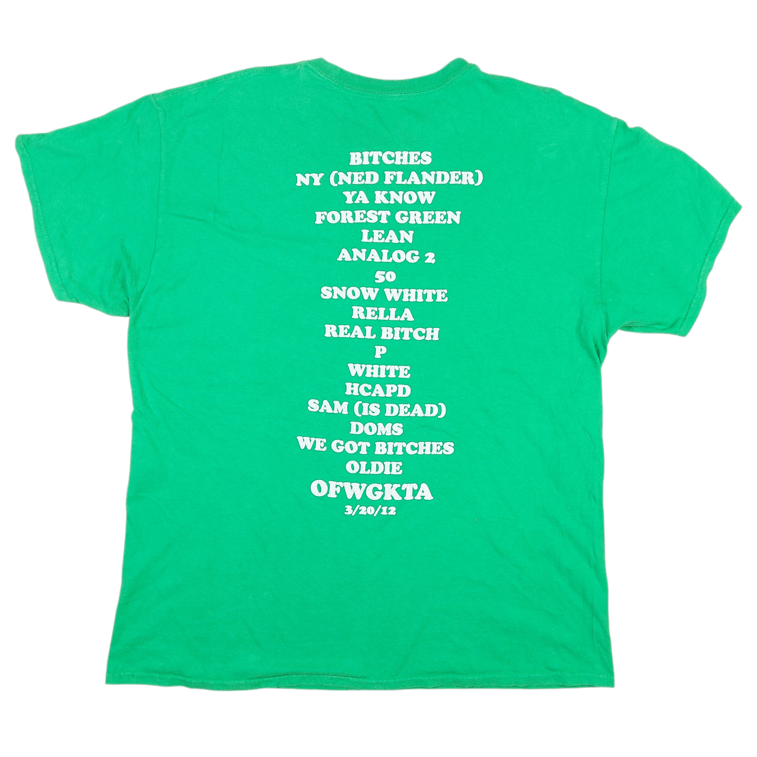Rap Tees 2012 Odd Future The OF Tape Vol. 2 Tracklist Album TEE Size US XL / EU 56 / 4 - 3 Thumbnail