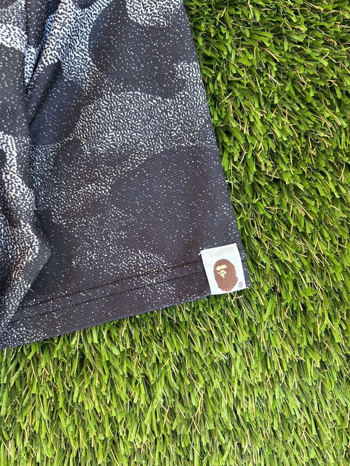 Bape BAPE Quarter Zip Camo Gradient Jersey Short Sleeve Top Size US M / EU 48-50 / 2 - 4 Thumbnail