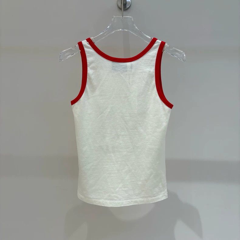 Gucci Gucci Letter round-neck printed color-blocked sleeveless v Size M / US 6-8 / IT 42-44 - 2 Thumbnail