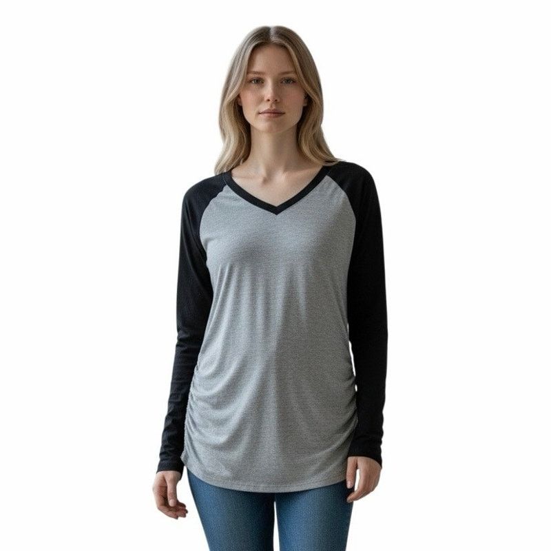 The Unbranded Brand Oakgarden Long Sleeve Shirt Size Small Gray Black Sleeves Size S / US 4 / IT 40 - 1 Thumbnail