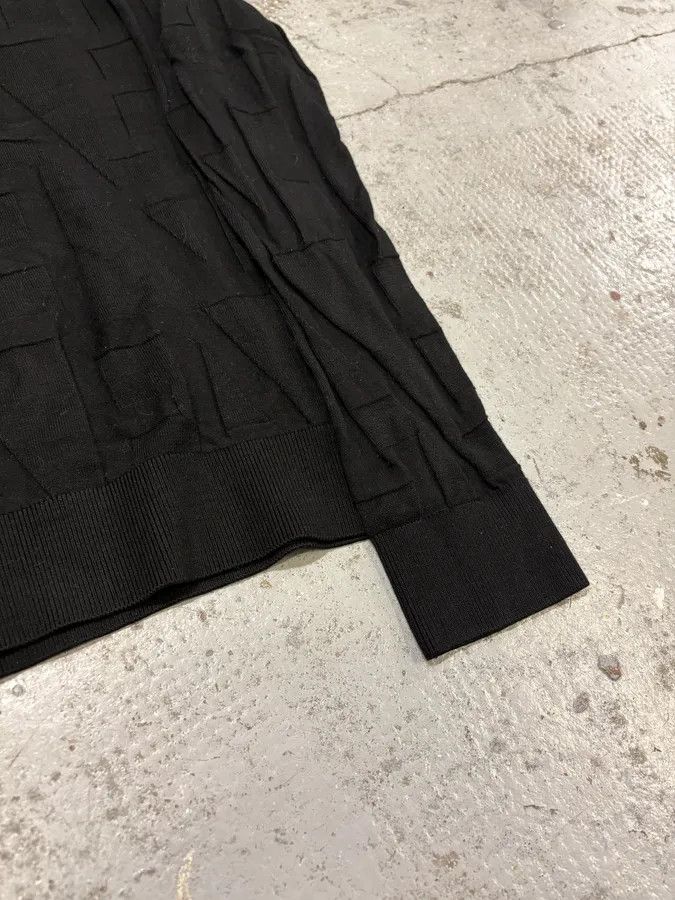 Emporio Armani SS2020 Emporio Armani Black Squared Sweater Size US S / EU 44-46 / 1 - 8 Thumbnail