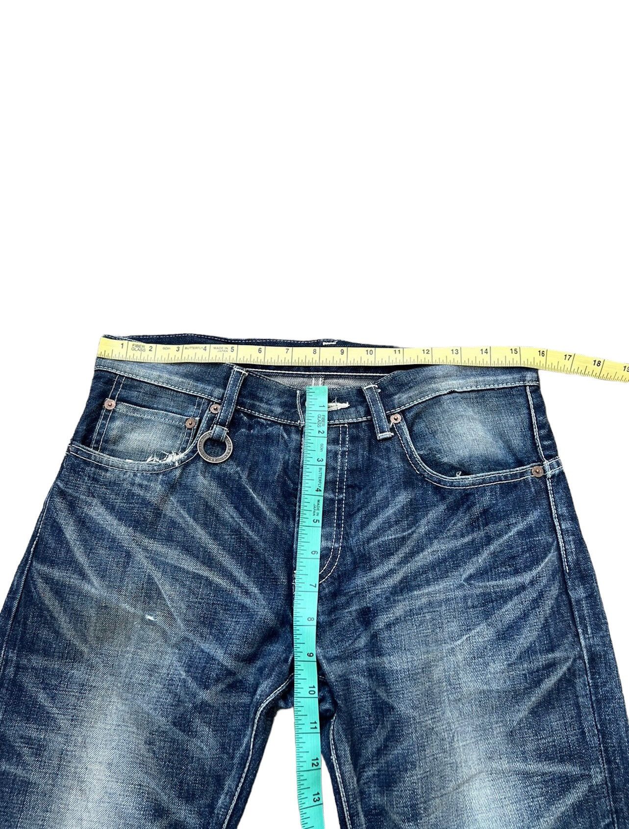 BUFFALO BOBS Vintage Buffalo Bobs Japan Rips Distress Denim Flared Jeans Size US 30 / EU 46 - 3 Thumbnail