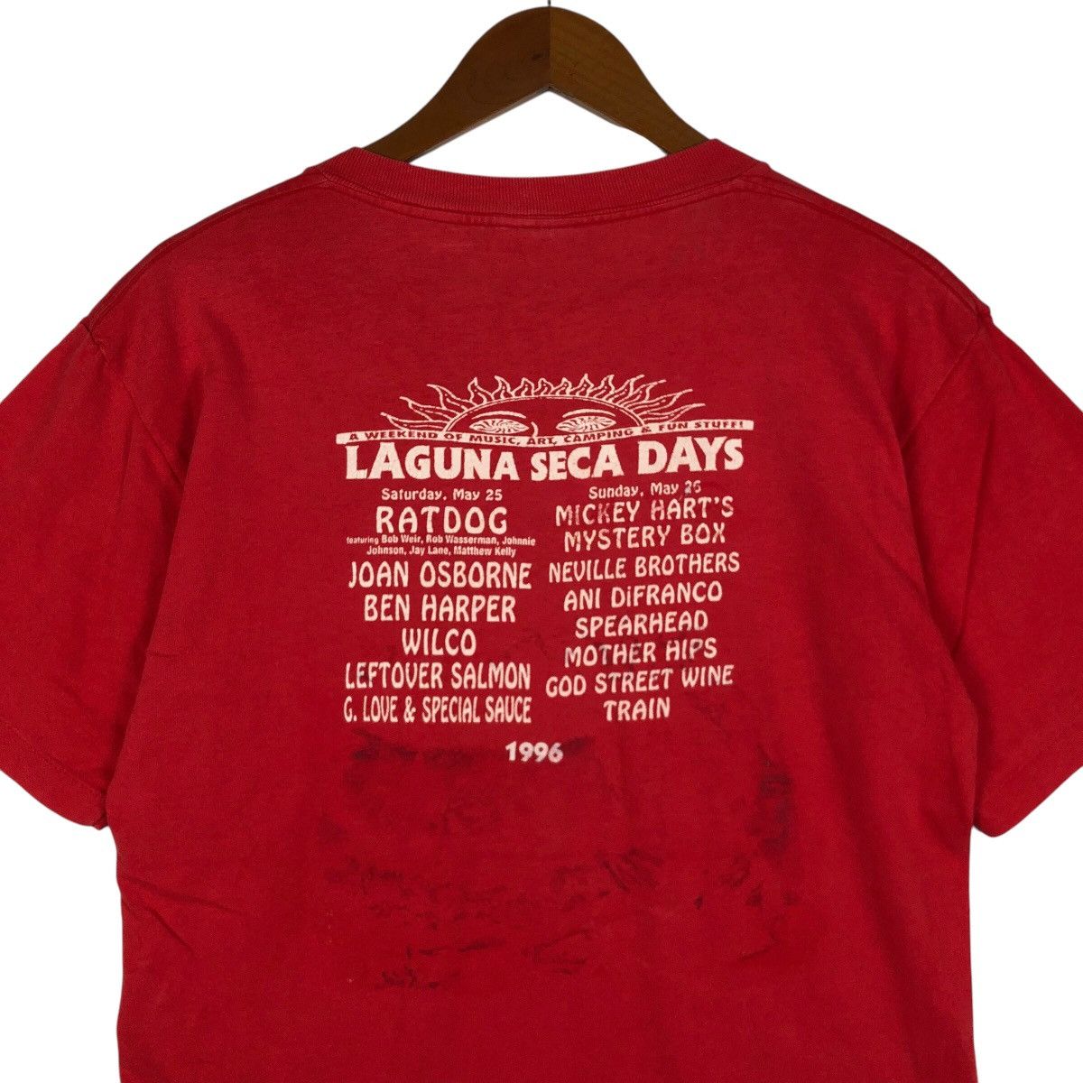 Vintage GRATEFUL DEAD Laguna Seca Days Vintage T-Shirt Size US L / EU 52-54 / 3 - 5 Thumbnail