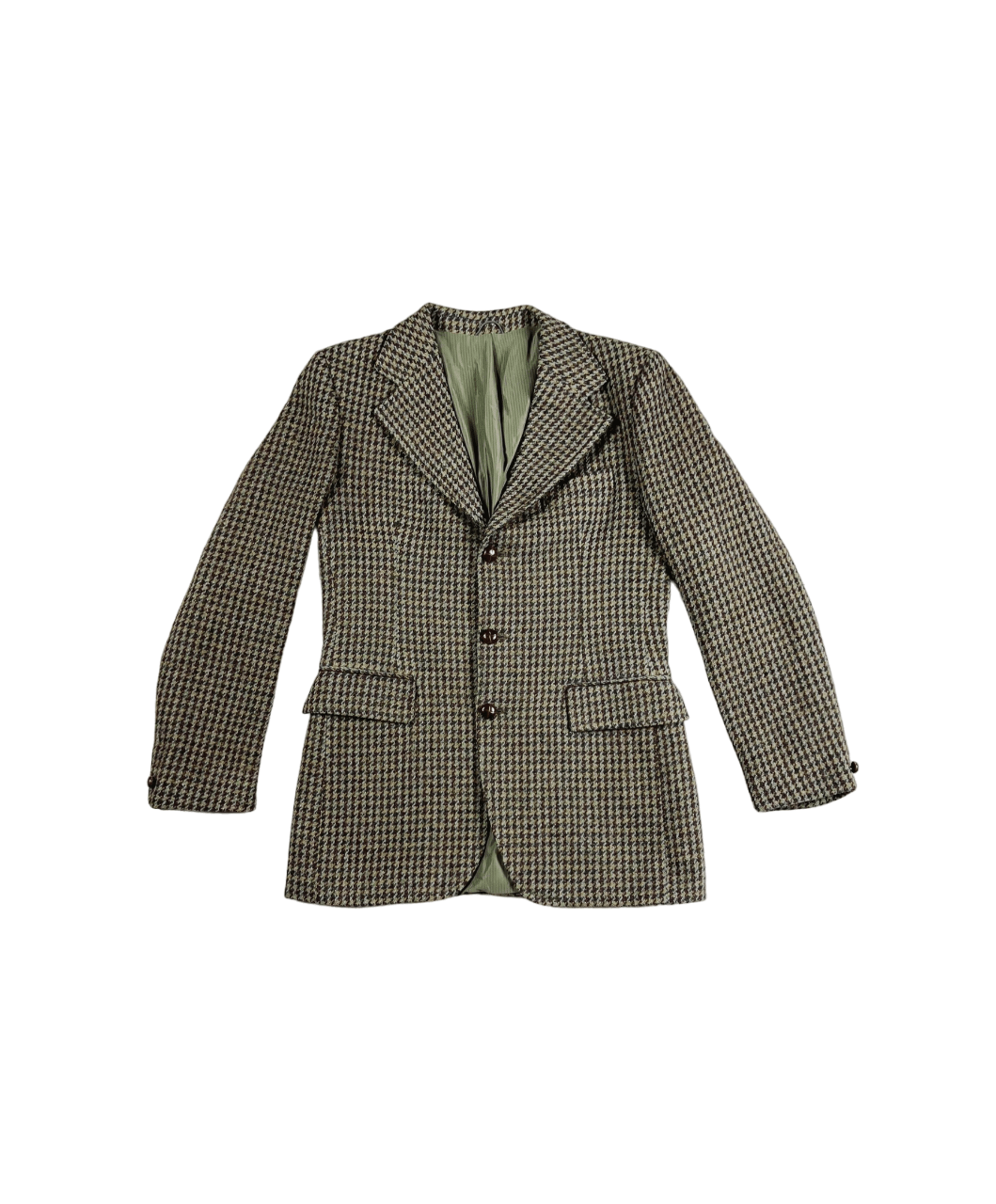 image of Harris Tweed Wool Blazer S in Grey, Men's (Size 36S)