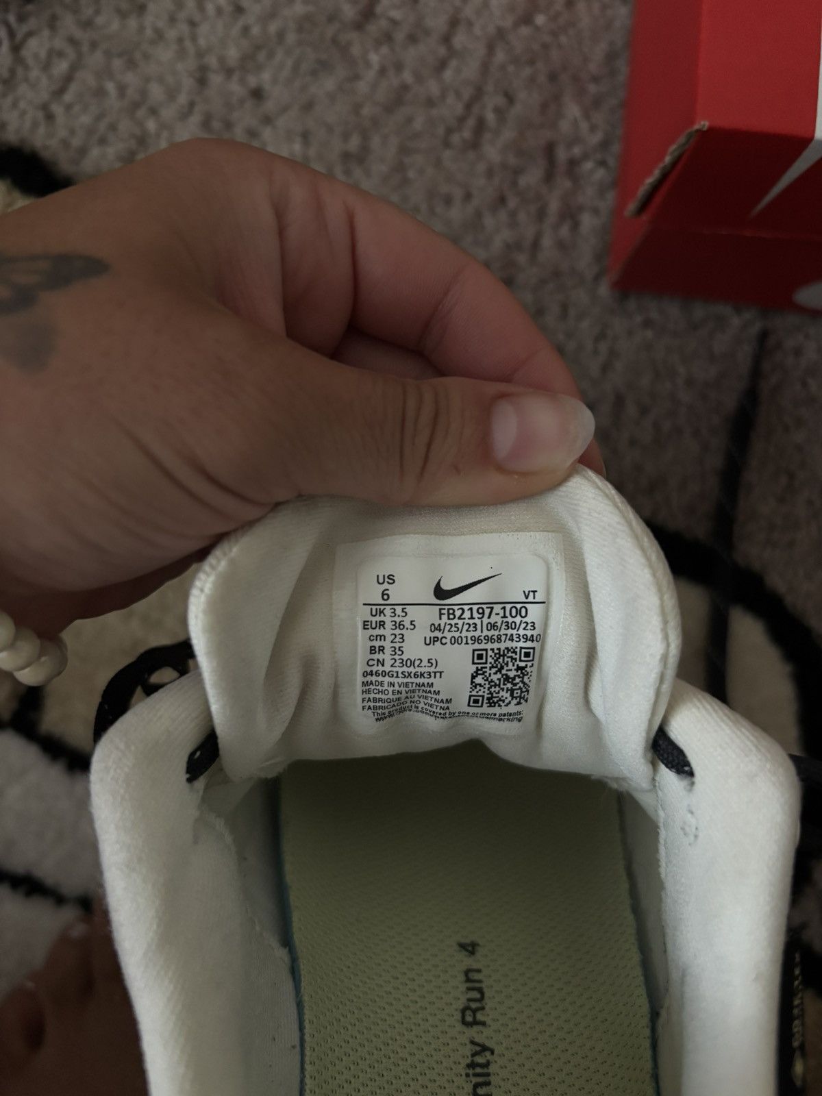 Nike Nike ReactX Infinity Run Gore-Tex Size US 6 / IT 36 - 6 Thumbnail