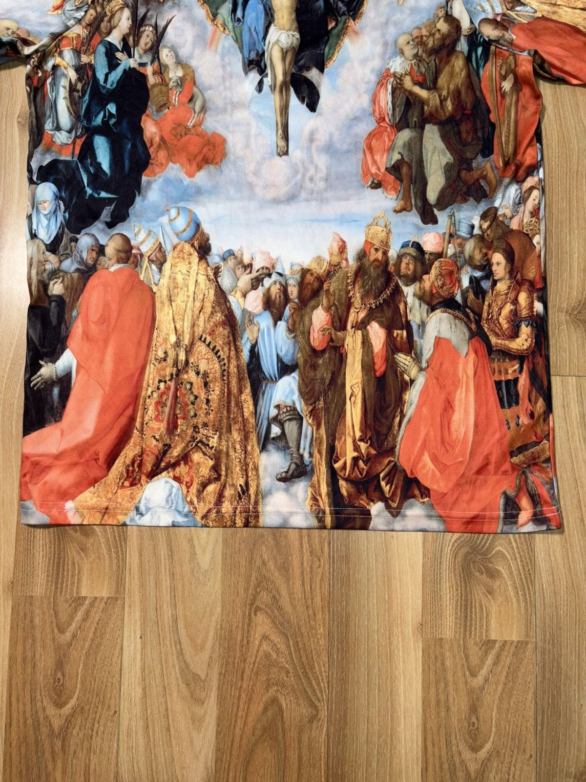 Vintage ABG "Adoration of the Trinity" T-Shirt - Renaissance Art Size US S / EU 44-46 / 1 - 4 Thumbnail