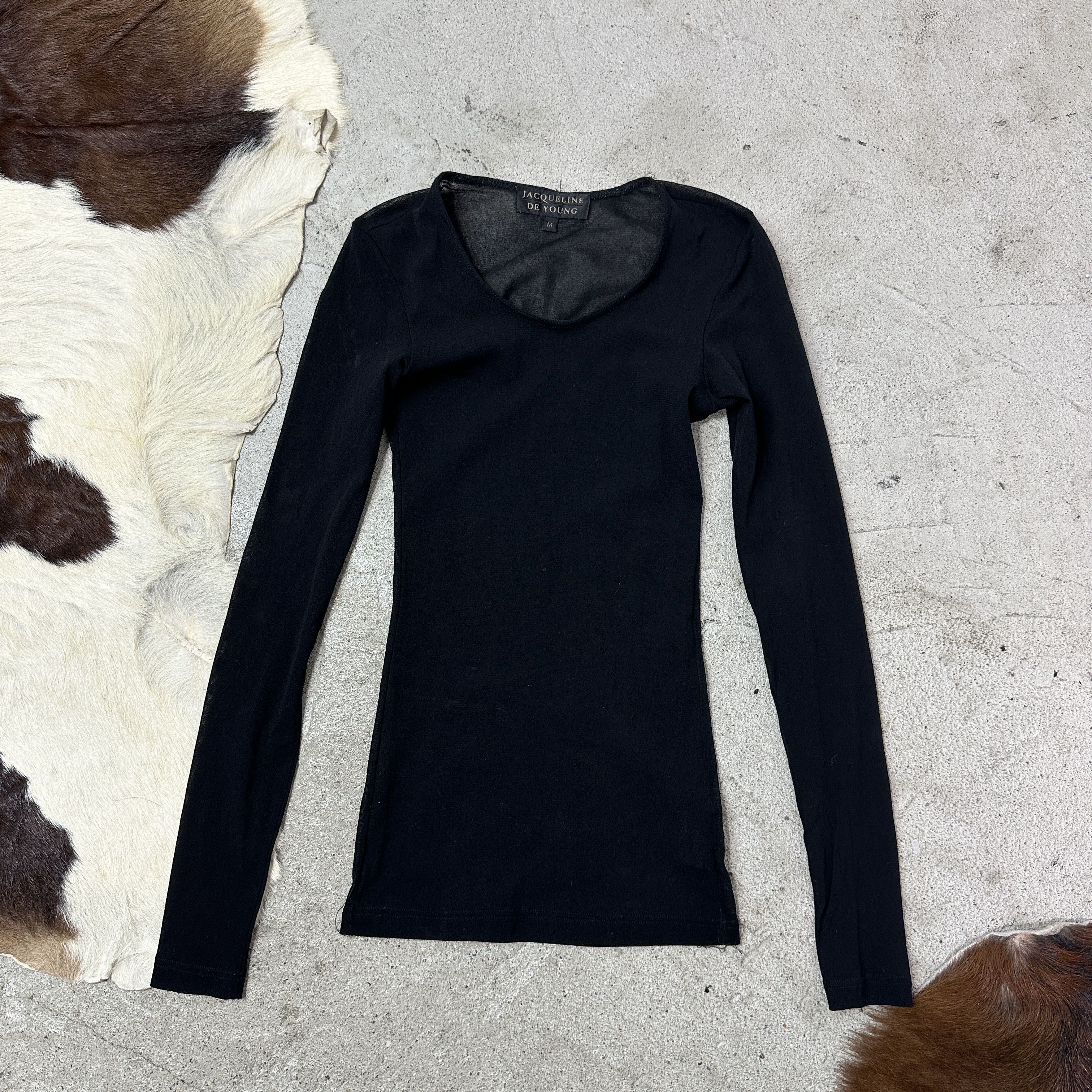 Vintage Vintage Avant Garde Grunge Mesh Longsleeve Y2K Size M / US 6-8 / IT 42-44 - 4 Thumbnail