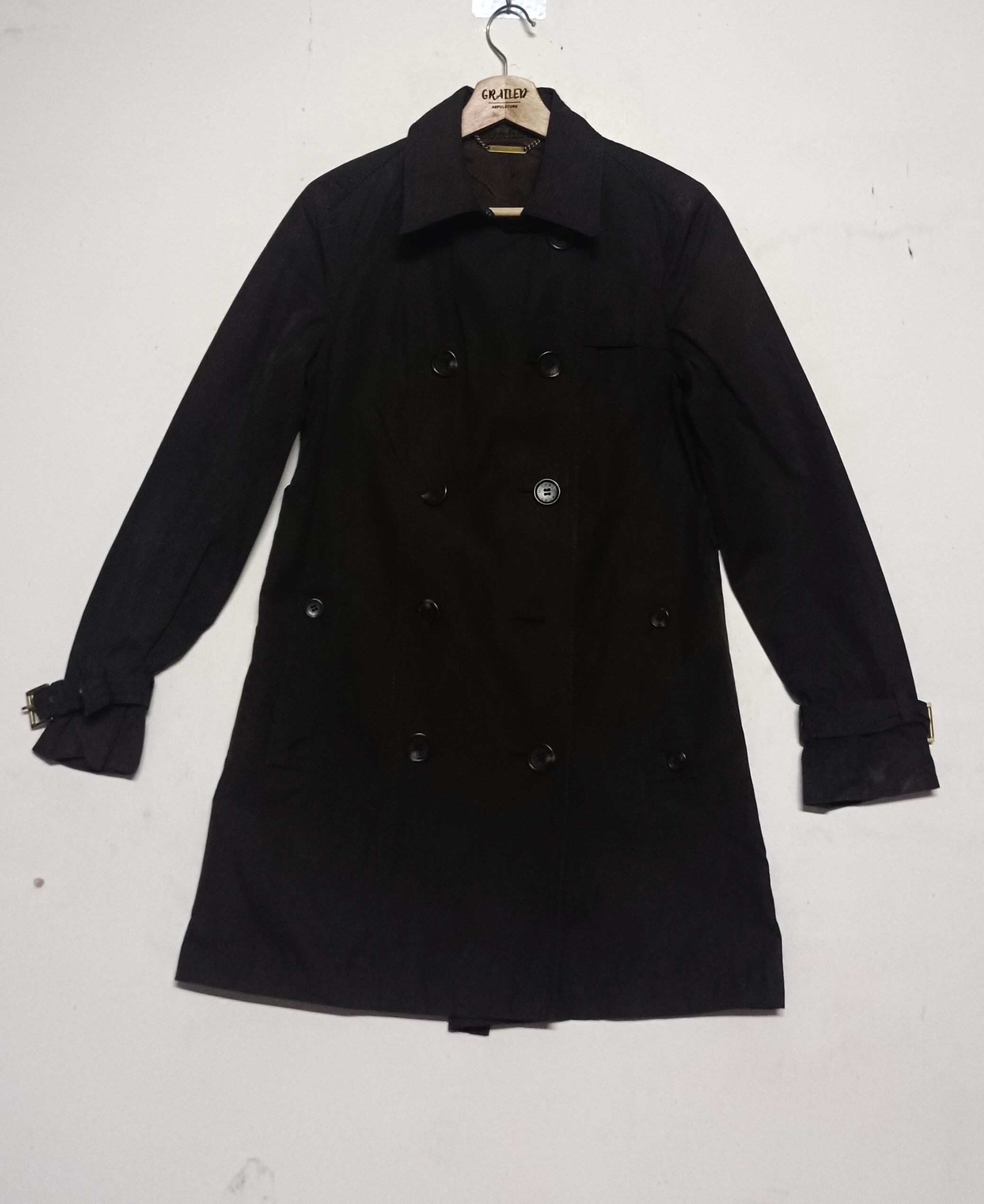 Michael Kors × Vintage Vintage🔥 Michael Kors Double Collar Trench Coat Size US S / EU 44-46 / 1 - 1 Thumbnail
