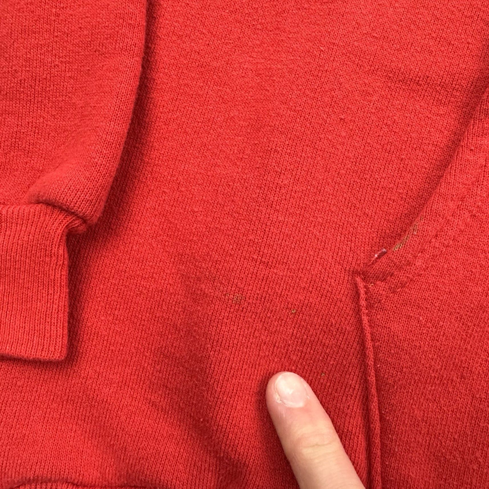 Vintage VINTAGE San Francisco California Hoodie 1980s Mens Large Red Raglan 2 Tone Hipster 90s City USA Pullover Size US L / EU 52-54 / 3 - 6 Thumbnail