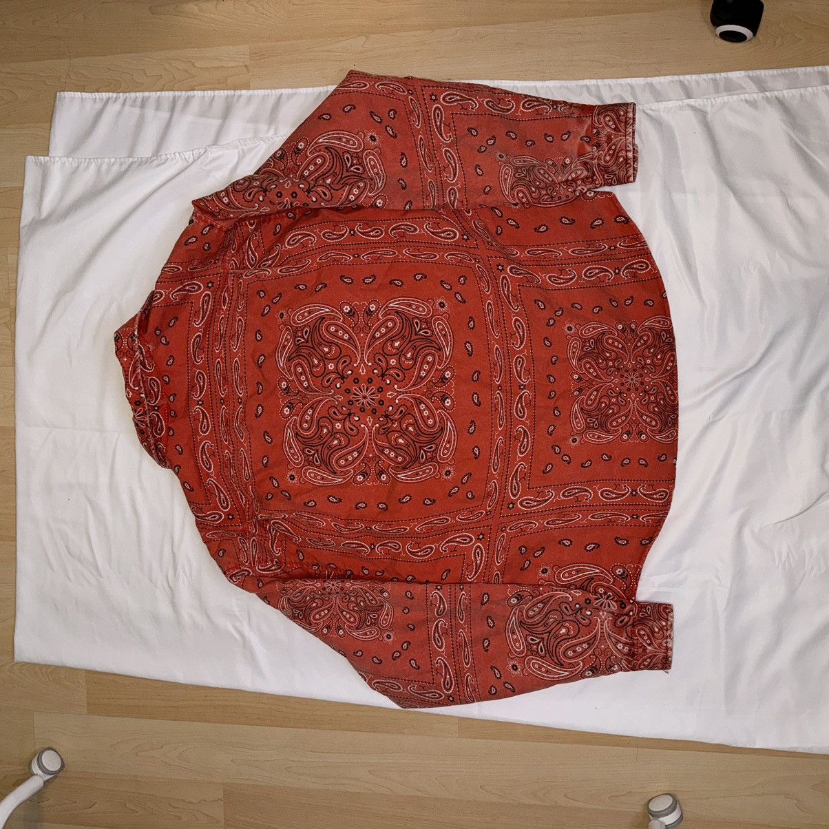 Purple Brand Purple Brand Red Paisley Jacket Size US M / EU 48-50 / 2 - 6 Thumbnail