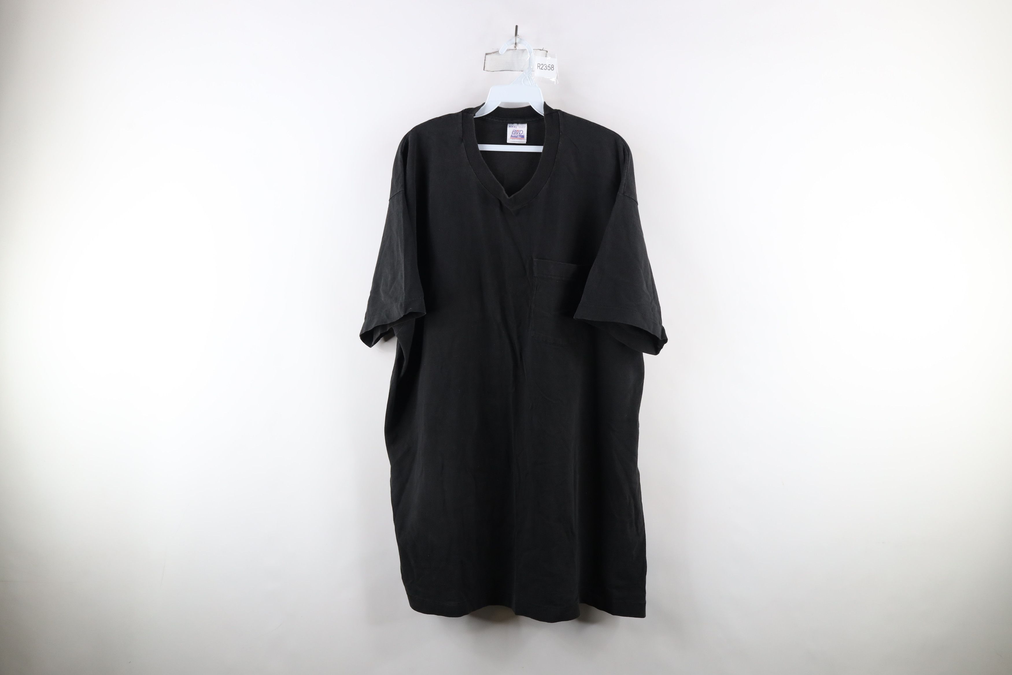 Vintage Vintage 90s Streetwear Short Sleeve T-Shirt Black Cotton USA Size US XXL / EU 58 / 5 - 1 Thumbnail