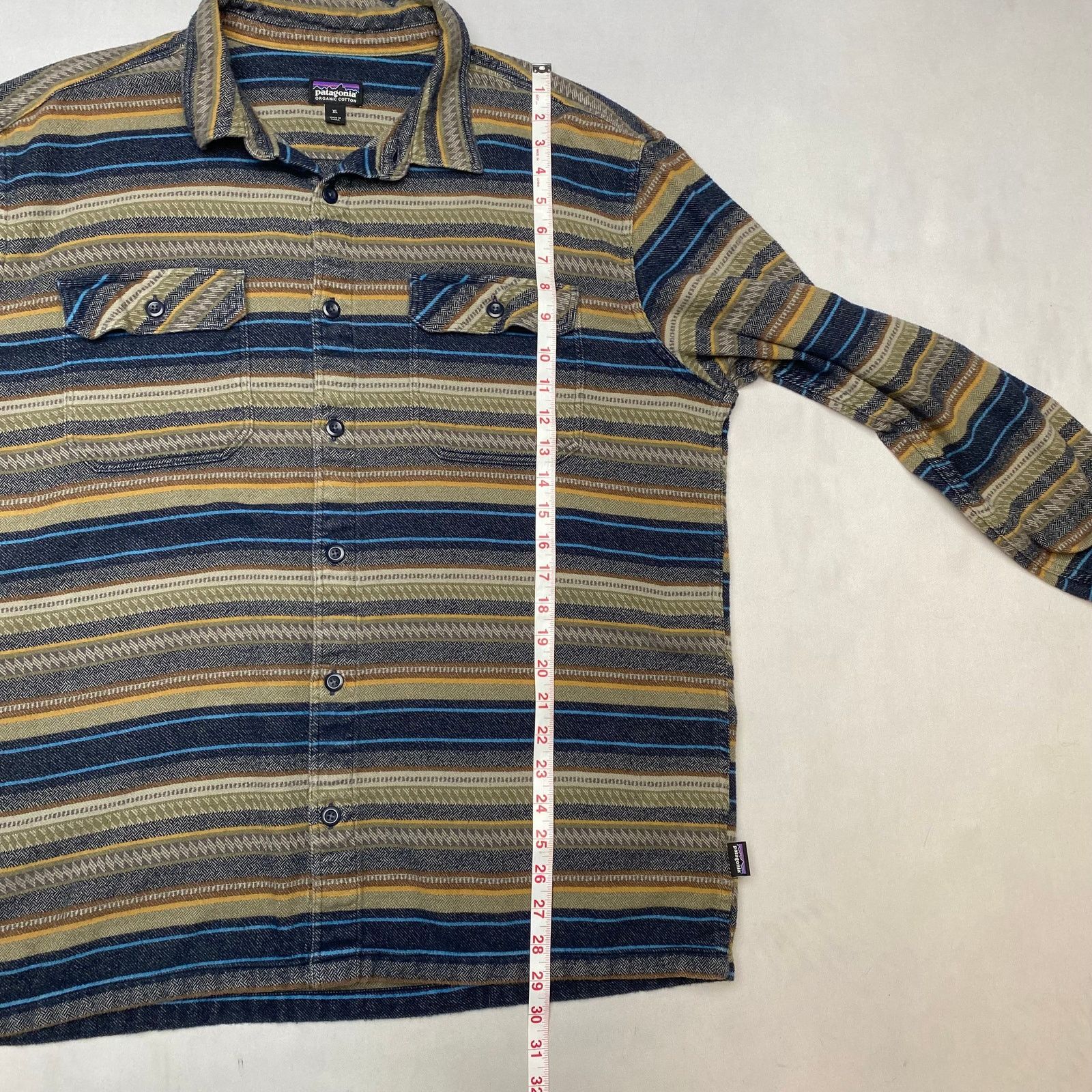 Patagonia Patagonia Long Sleeved Fjord Flannel Button Up Shirt XL Size US XL / EU 56 / 4 - 6 Thumbnail