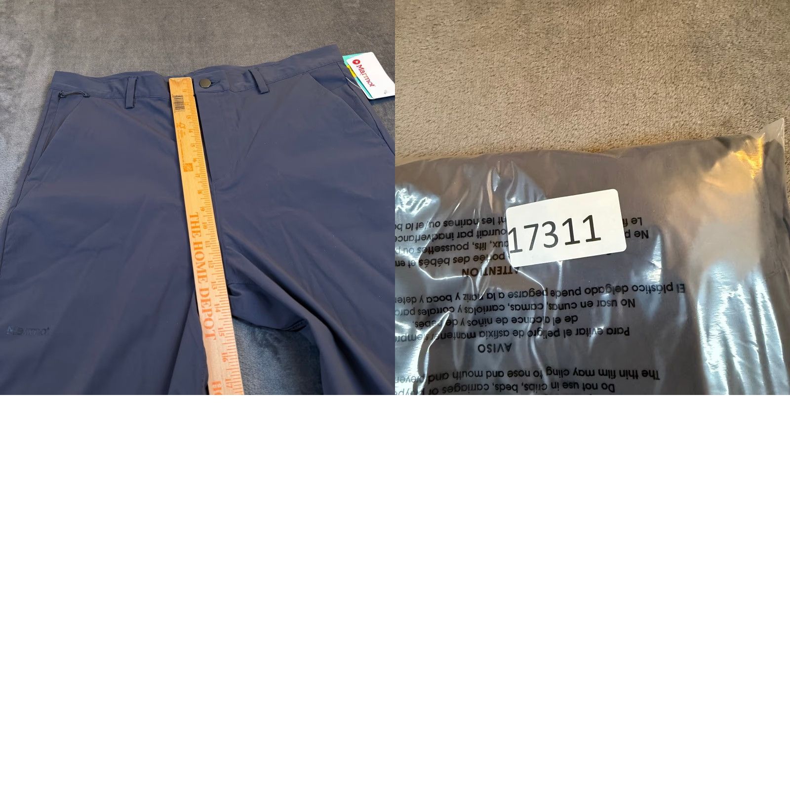 Marmot VINTAGE Marmot Arch Rock Pants Mens 36 Dark Steel Grey Hiking Outdoor M15338-1132 NWT Size US 36 / EU 52 - 9 Thumbnail