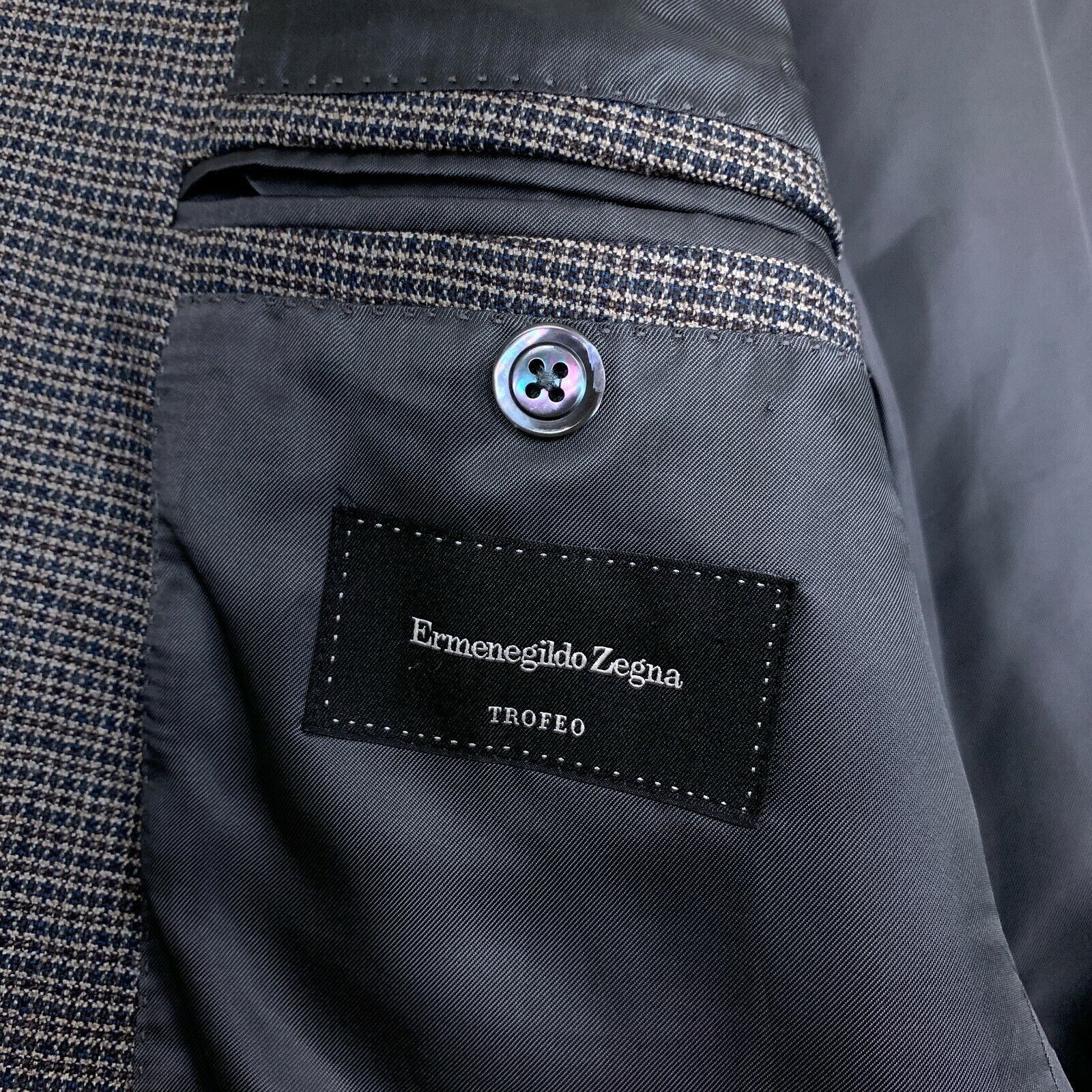 Ermenegildo Zegna Ermenegildo Zegna Trofeo Saks Fifth Sport Coat Gray Mens 42L Size 42L - 8 Thumbnail