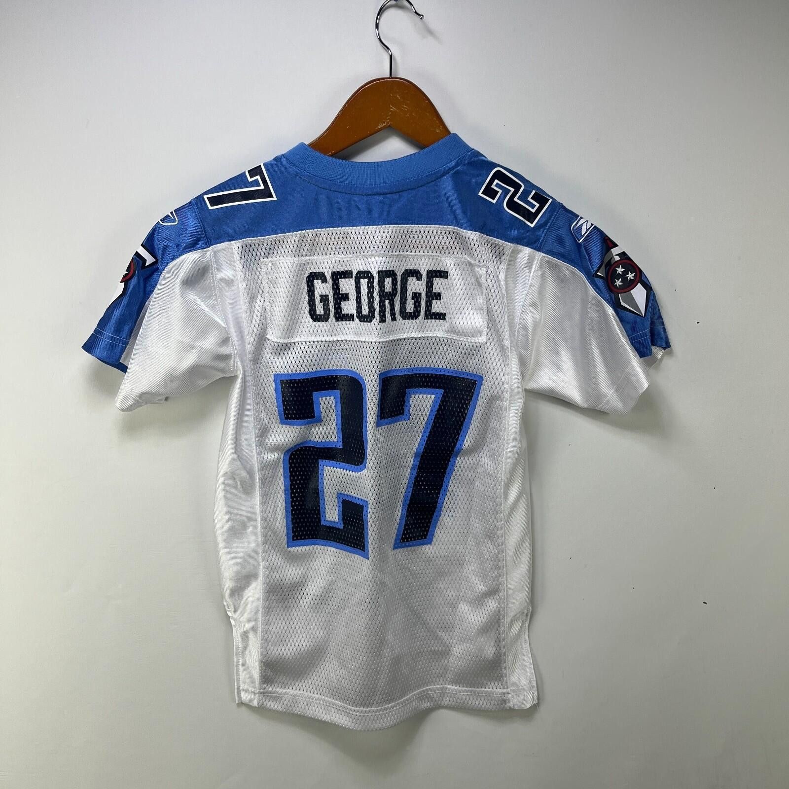 Reebok Vintage Reebok Tennessee Titans Jersey George 27 Youth Small Size ONE SIZE - 6 Thumbnail