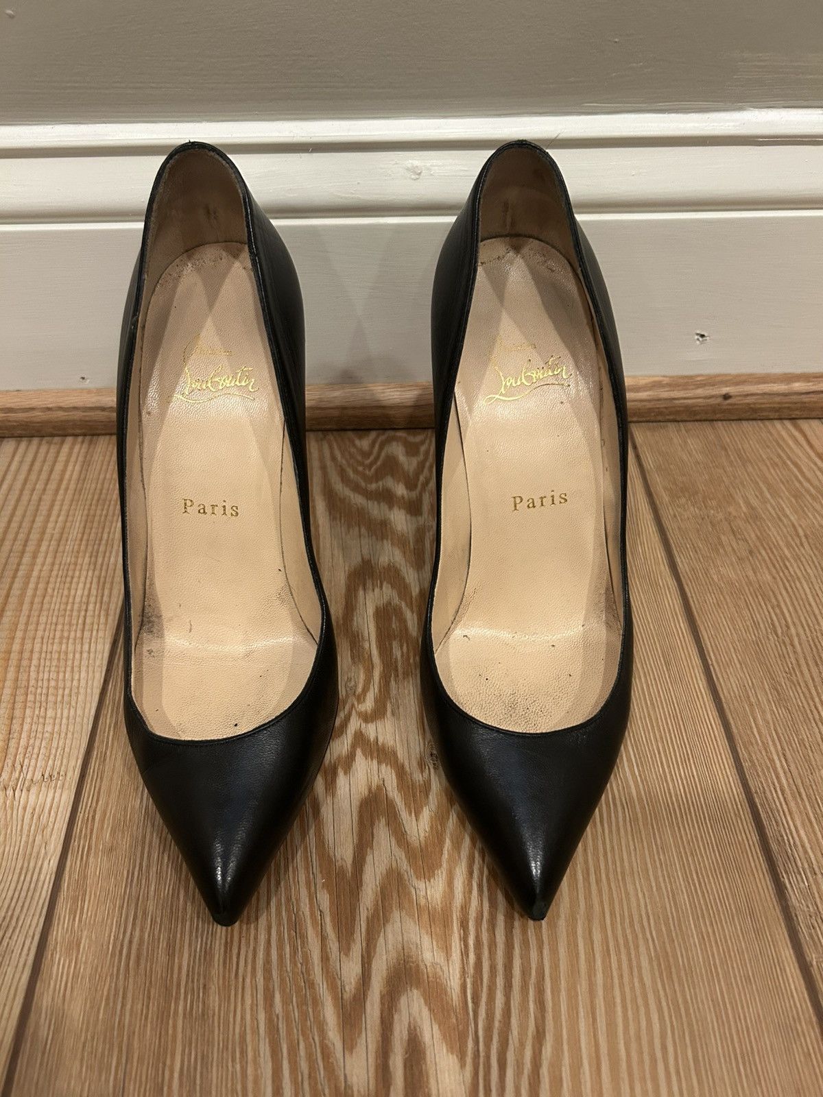 Christian Louboutin Pigalle 100mm Pumps Size US 7 / IT 37 - 3 Thumbnail