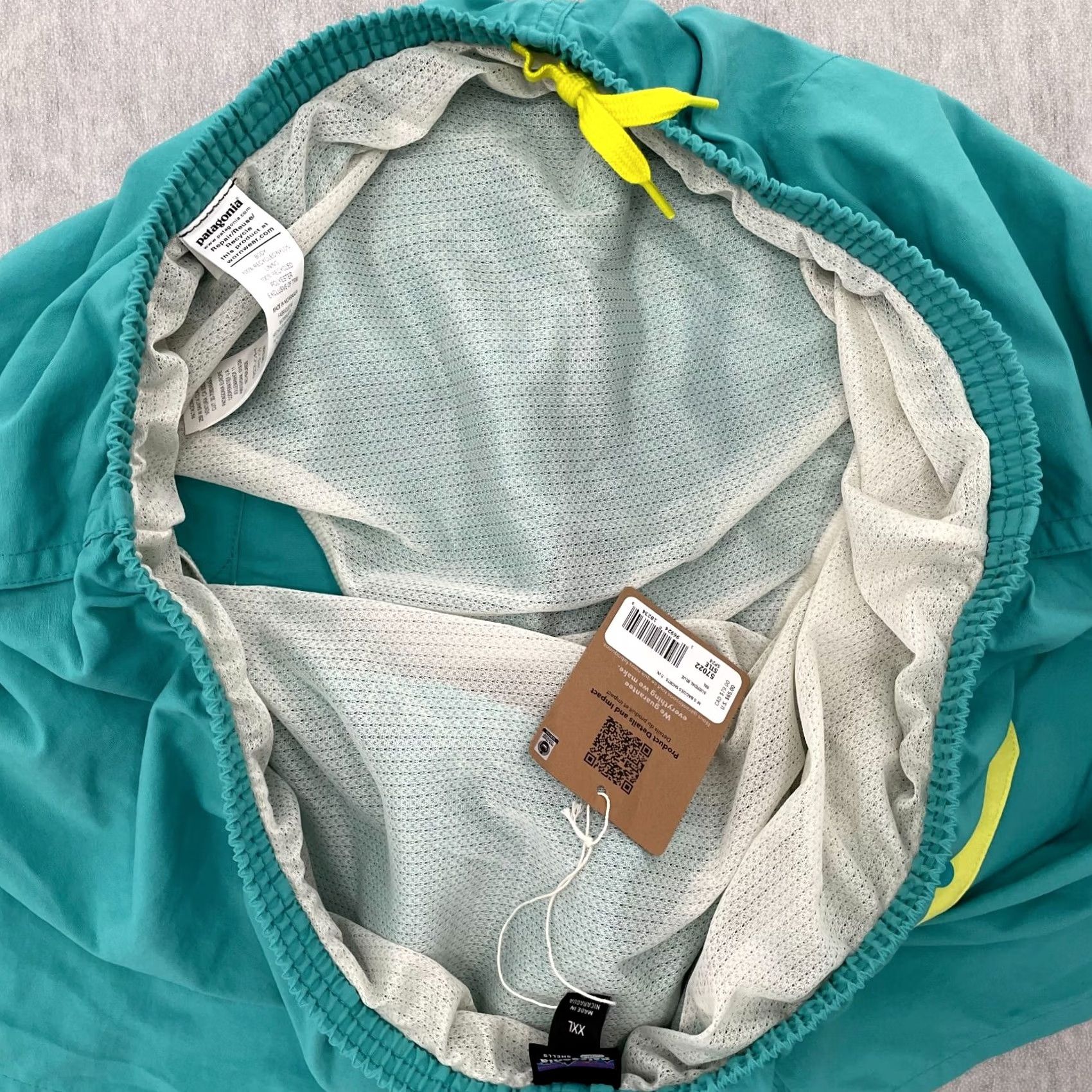 Patagonia Patagonia Shorts Mens 2XL Blue Adult Subtidal Baggies Lined Netplus NEW Size US 39 - 7 Thumbnail