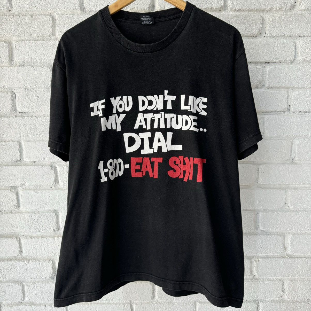 Vintage Eat Shit Tee Size US L / EU 52-54 / 3 - 1 Thumbnail