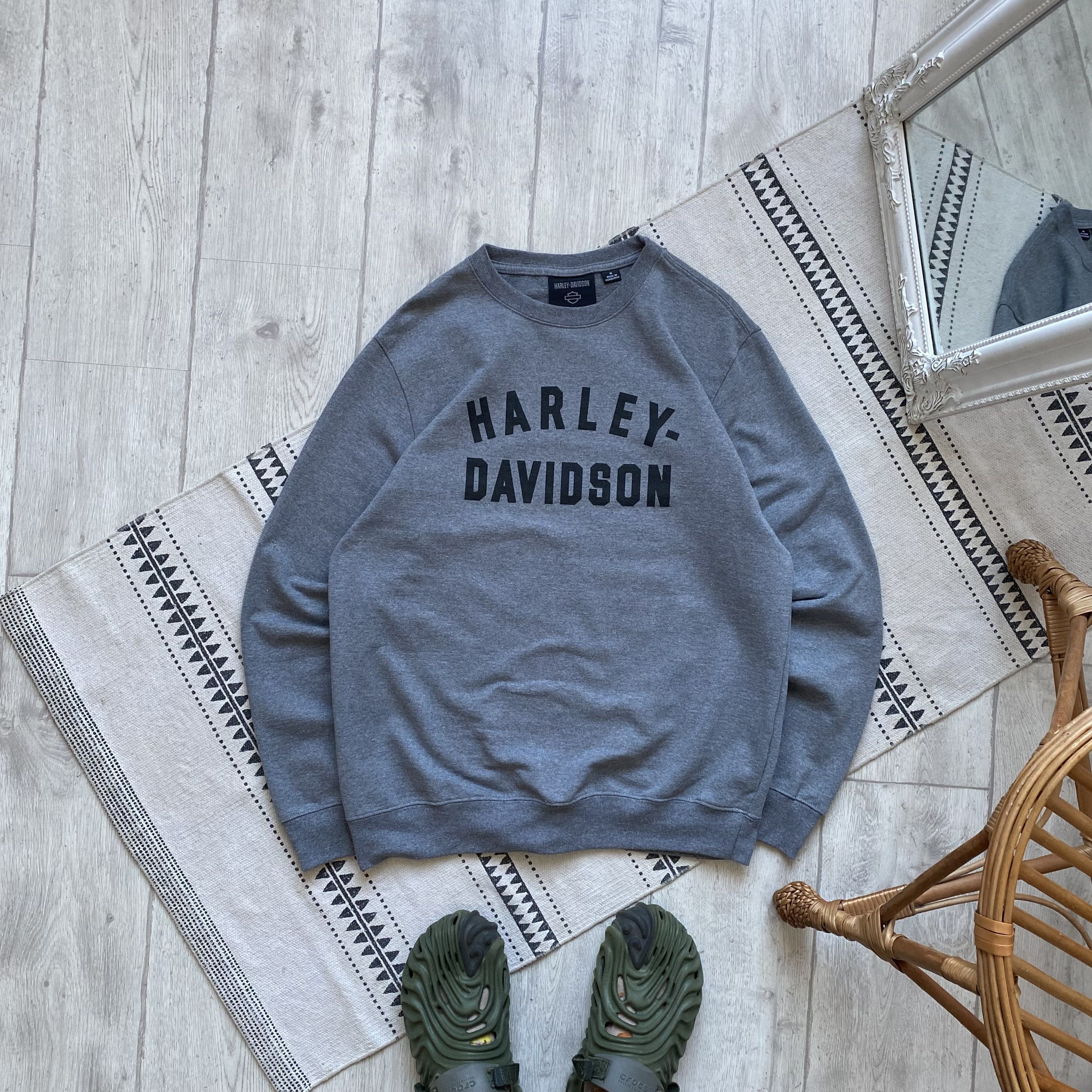 Harley Davidson 🦅 Harley Davidson sweatshirt center logo license Size US M / EU 48-50 / 2 - 1 Thumbnail