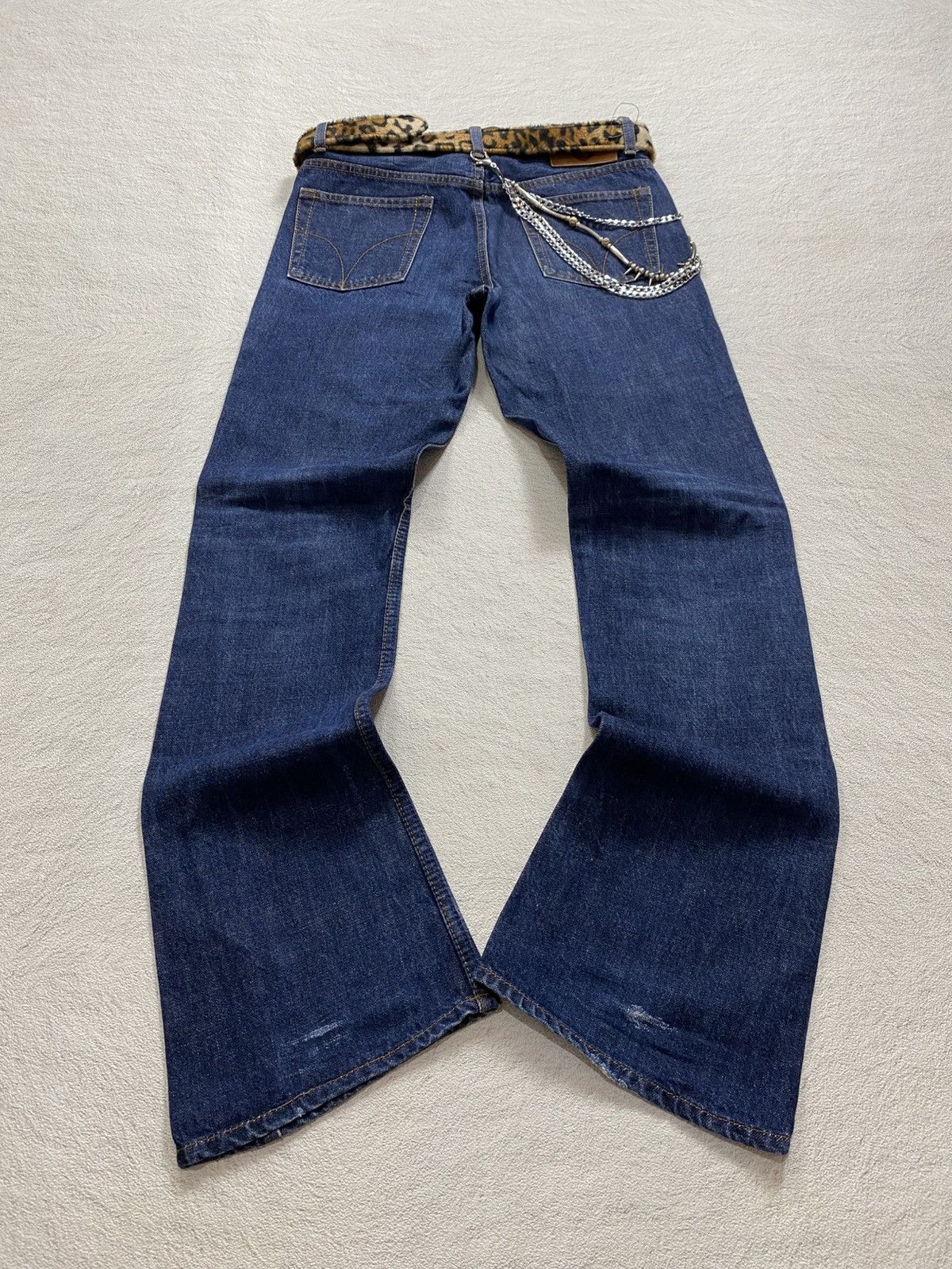 Hysteric Glamour × Japanese Brand RARE ! Hysterics shiled flare denim jean Size US 30 / EU 46 - 2 Thumbnail
