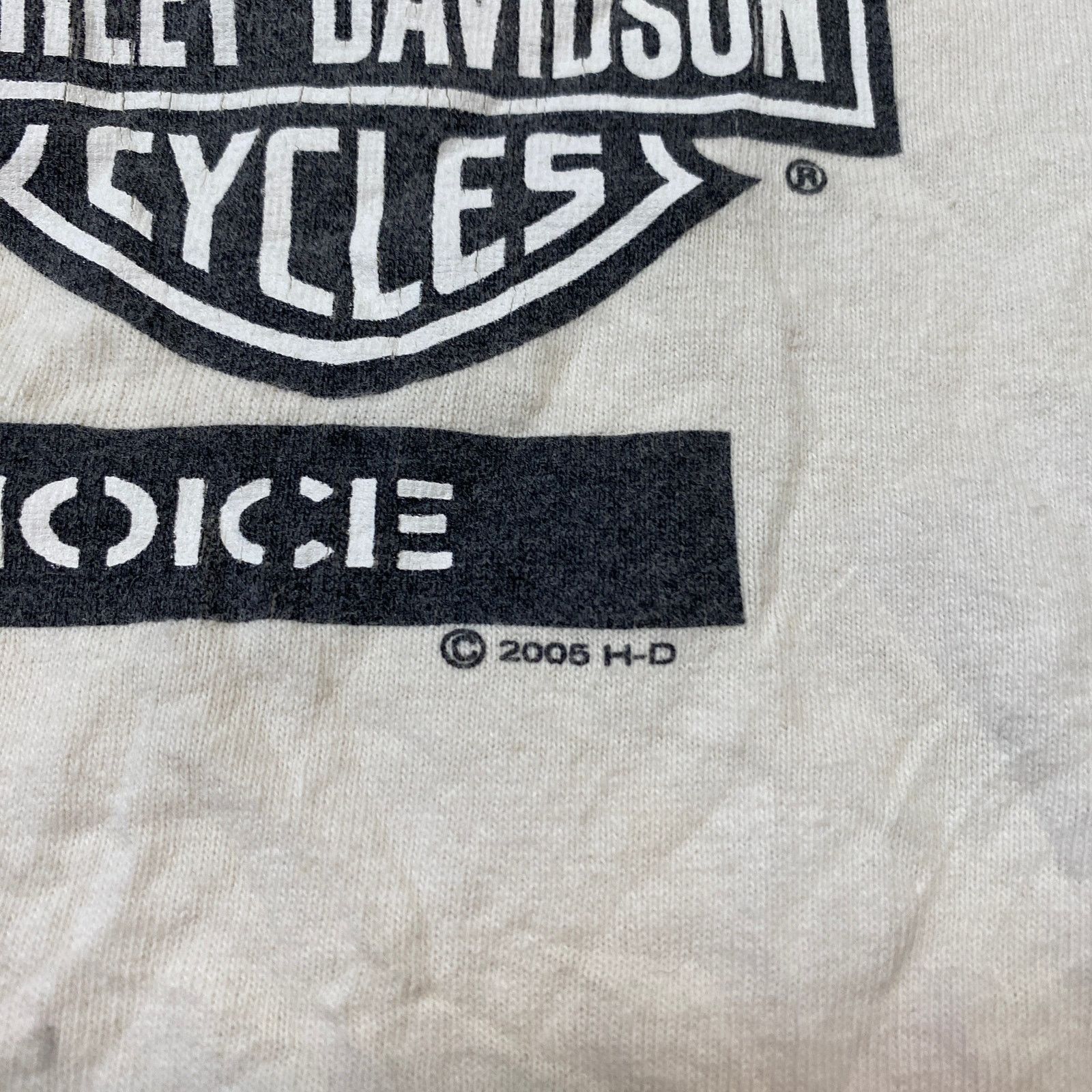 Harley Davidson VTG Y2K Harley Davidson Motorcycle Monkey Ithaca T Shirt XL Size US XL / EU 56 / 4 - 5 Thumbnail
