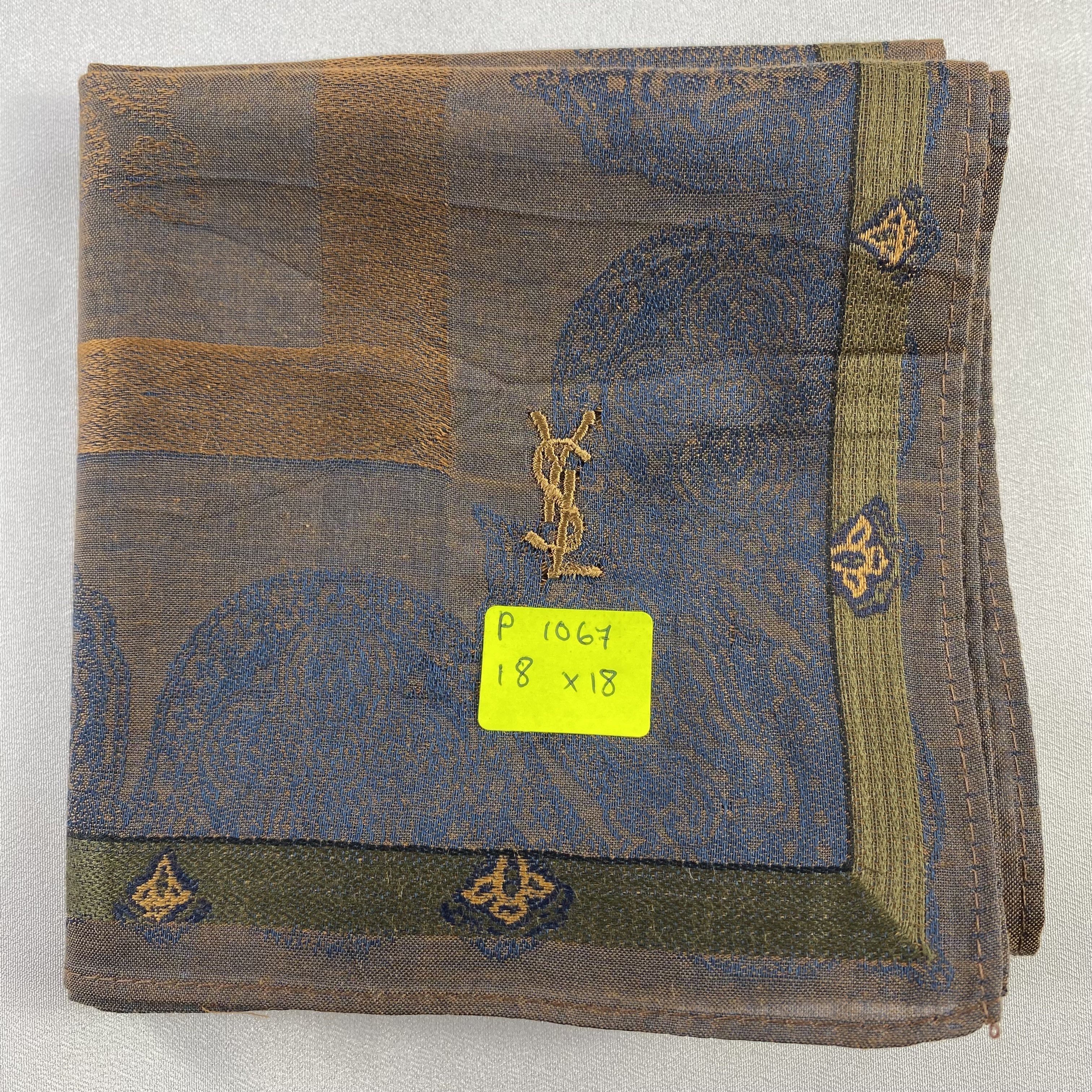 Vintage Yves Saint Laurent Handkerchief / Neckerchief-P1067 Size ONE SIZE - 5 Thumbnail