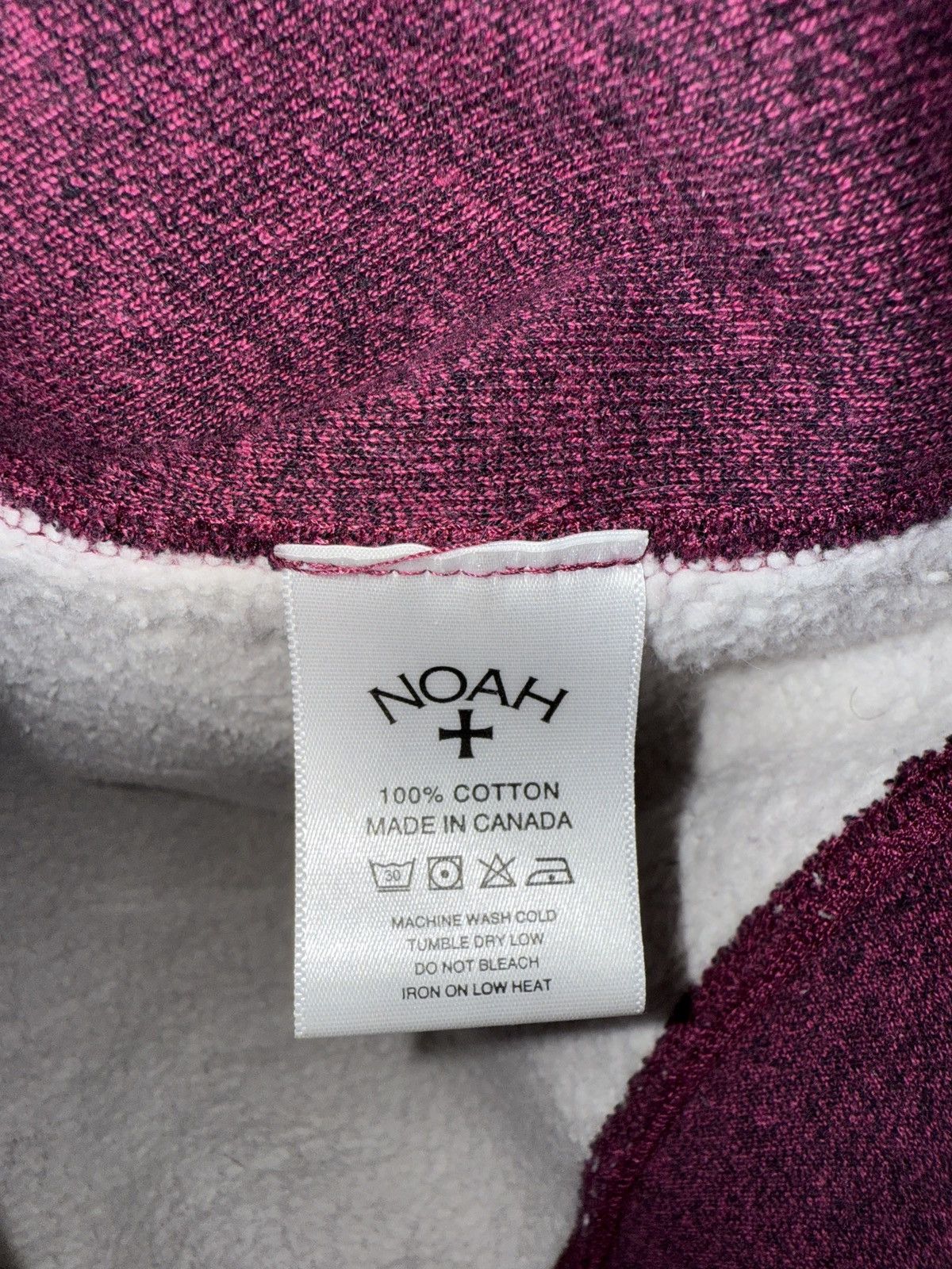 Noah NOAH Heather Hoodie in Maroon (Spring Cleaning) Size US M / EU 48-50 / 2 - 6 Thumbnail