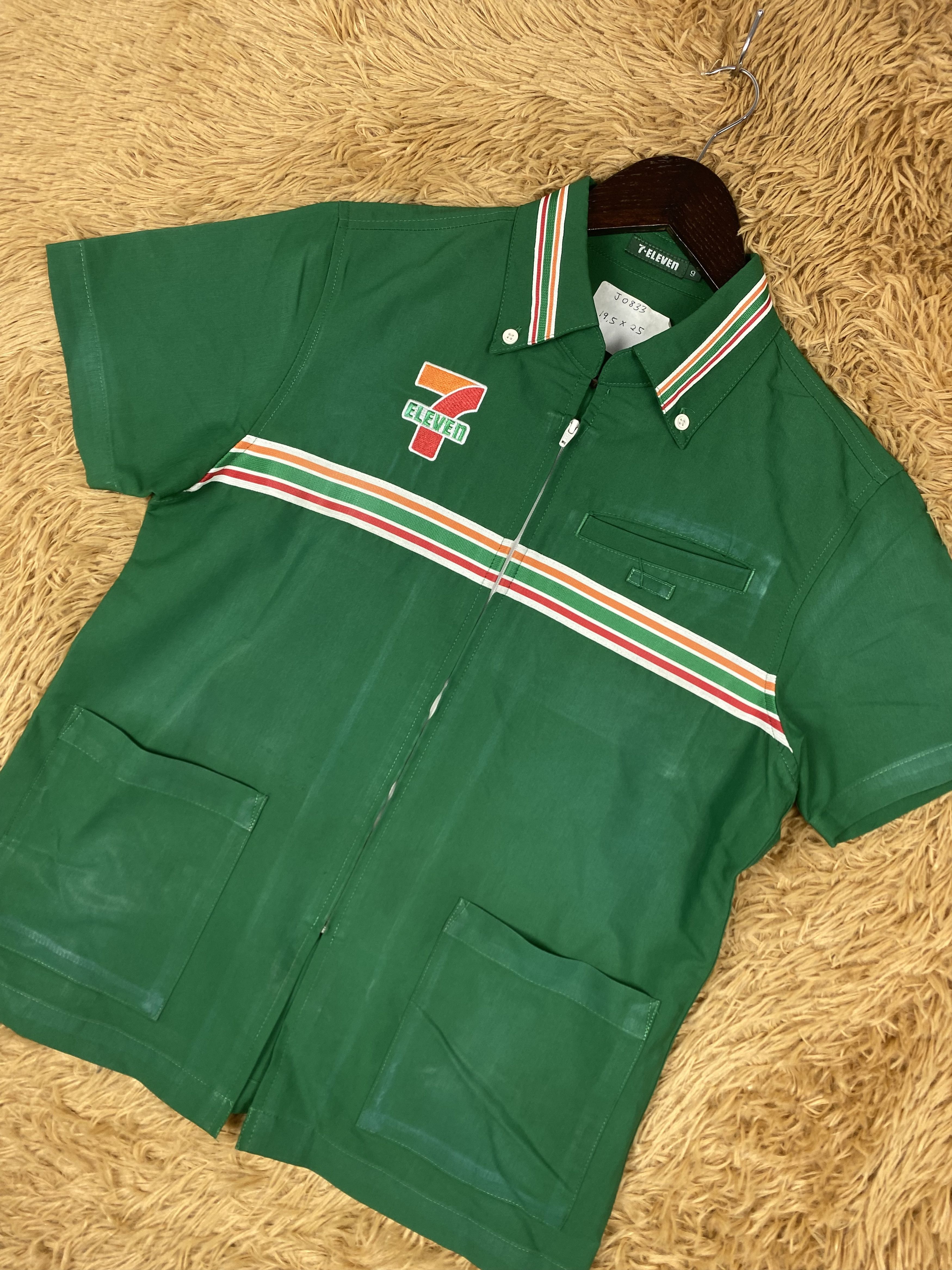 Vintage Vintage 7 Eleven Zip Up Shirts Size US XS / EU 42 / 0 - 3 Thumbnail