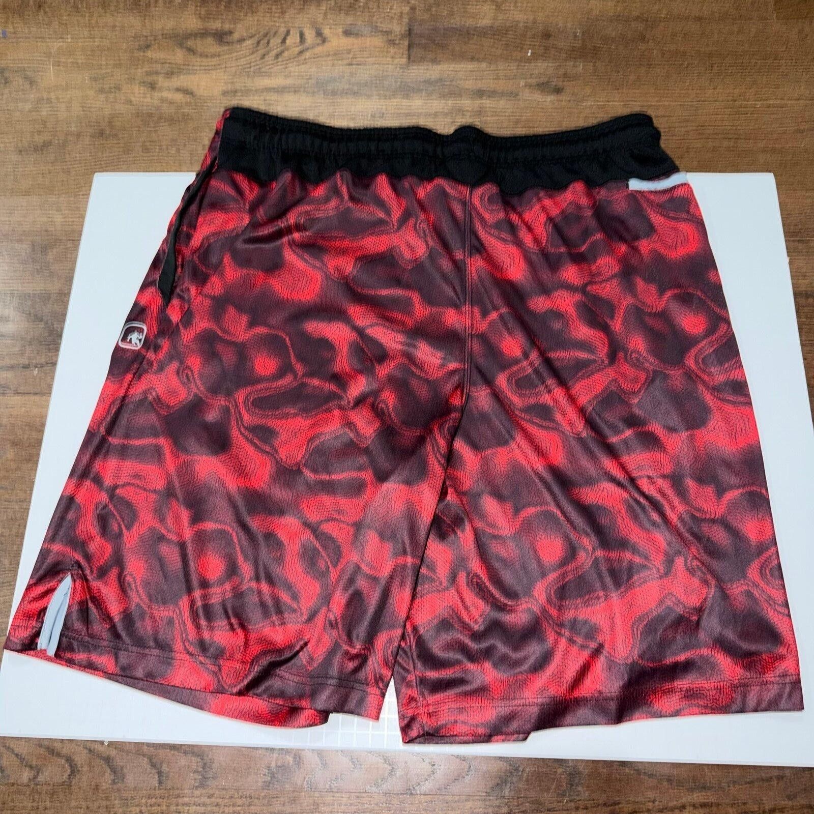 JW Anderson AND1 Red Galaxy Print Baggy Hoop Shorts Mens XXL Vintage 90s Size US 40 / EU 56 - 6 Thumbnail