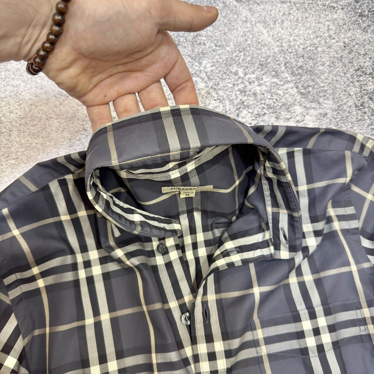 Burberry Burberry Mens Cotton Shirt M size Size US M / EU 48-50 / 2 - 10 Thumbnail