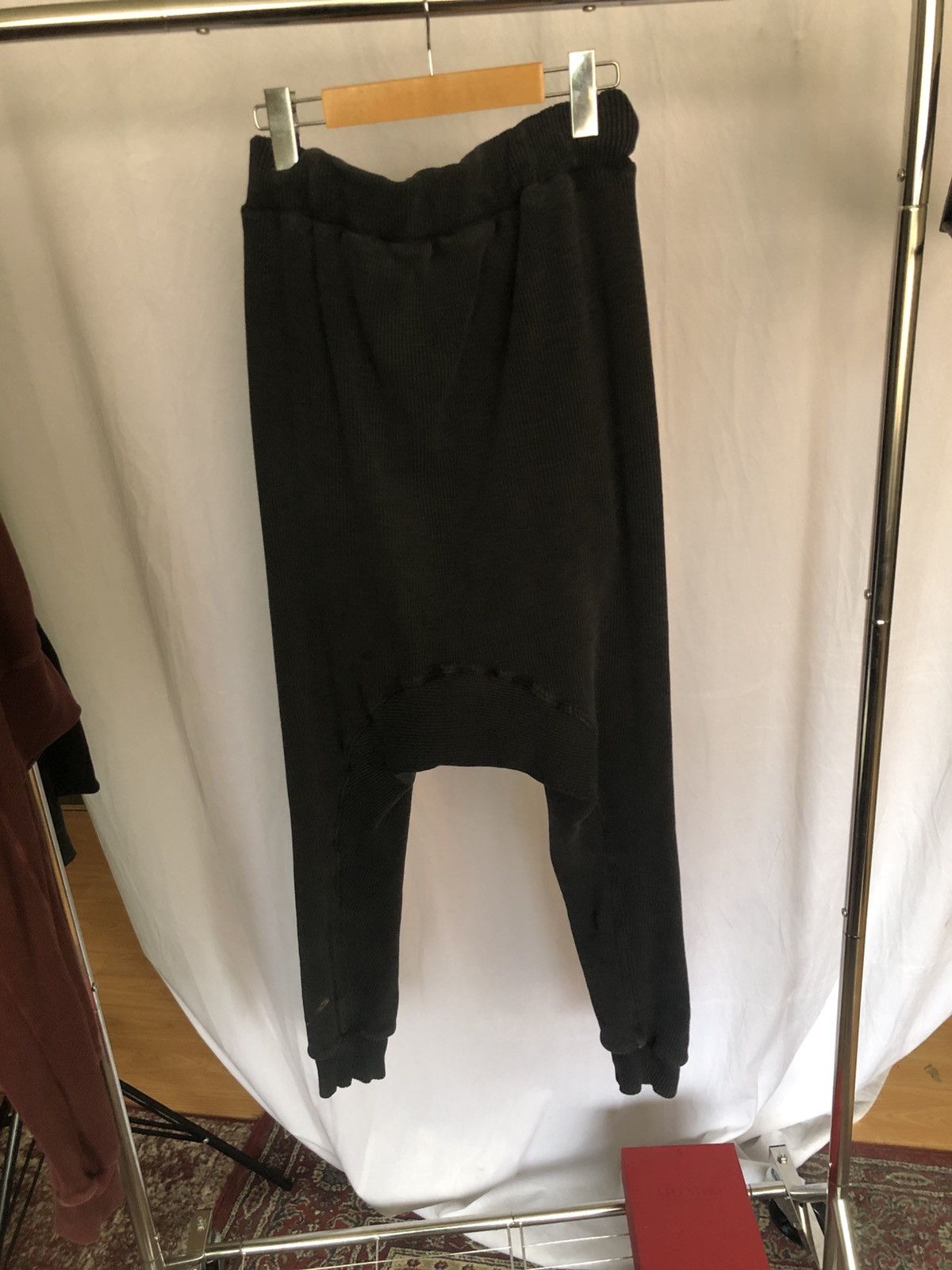 Boris Bidjan Saberi BORIS BIDJAN SABERI FW16 “Long John” Drop Crotch Pants Size US 29 - 2 Thumbnail