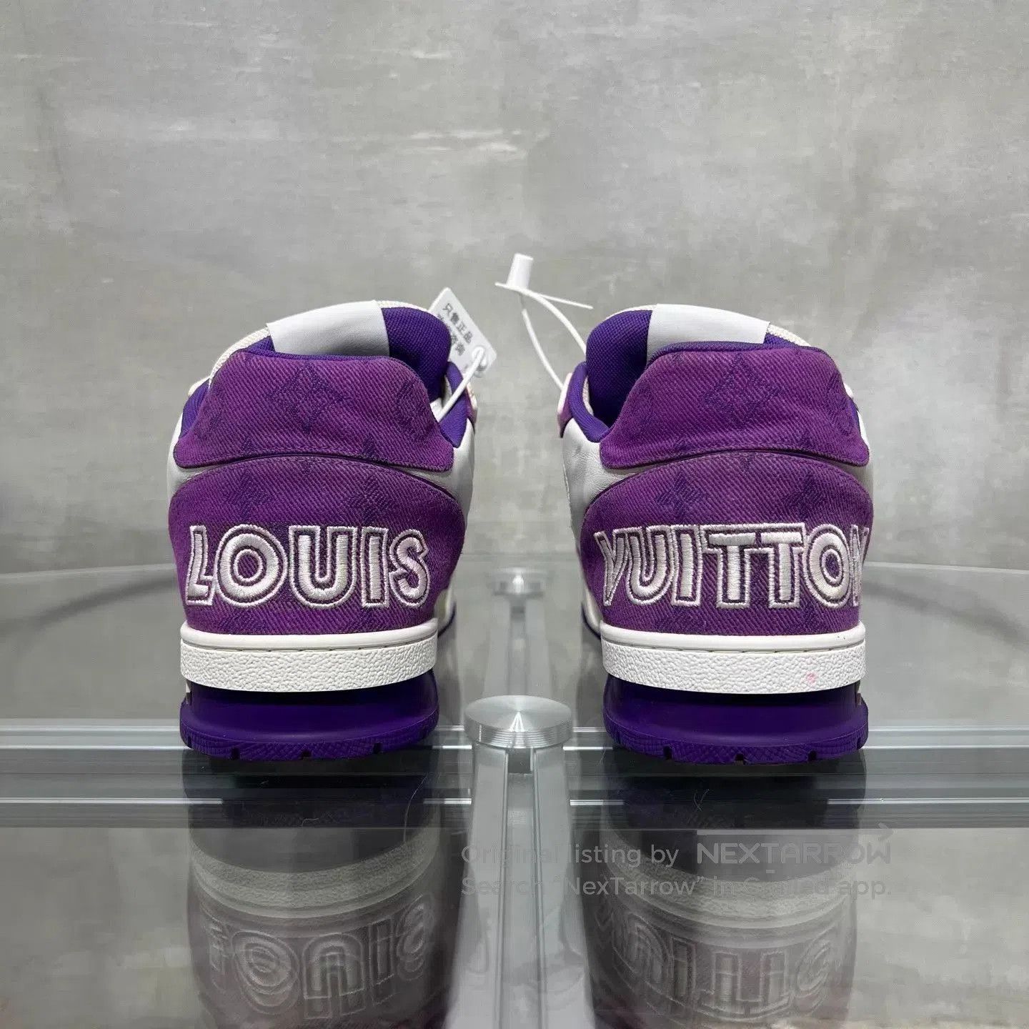 Louis Vuitton Purple High-Top Sneakers Size 9.5. Size US 9.5 / EU 42-43 - 6 Thumbnail