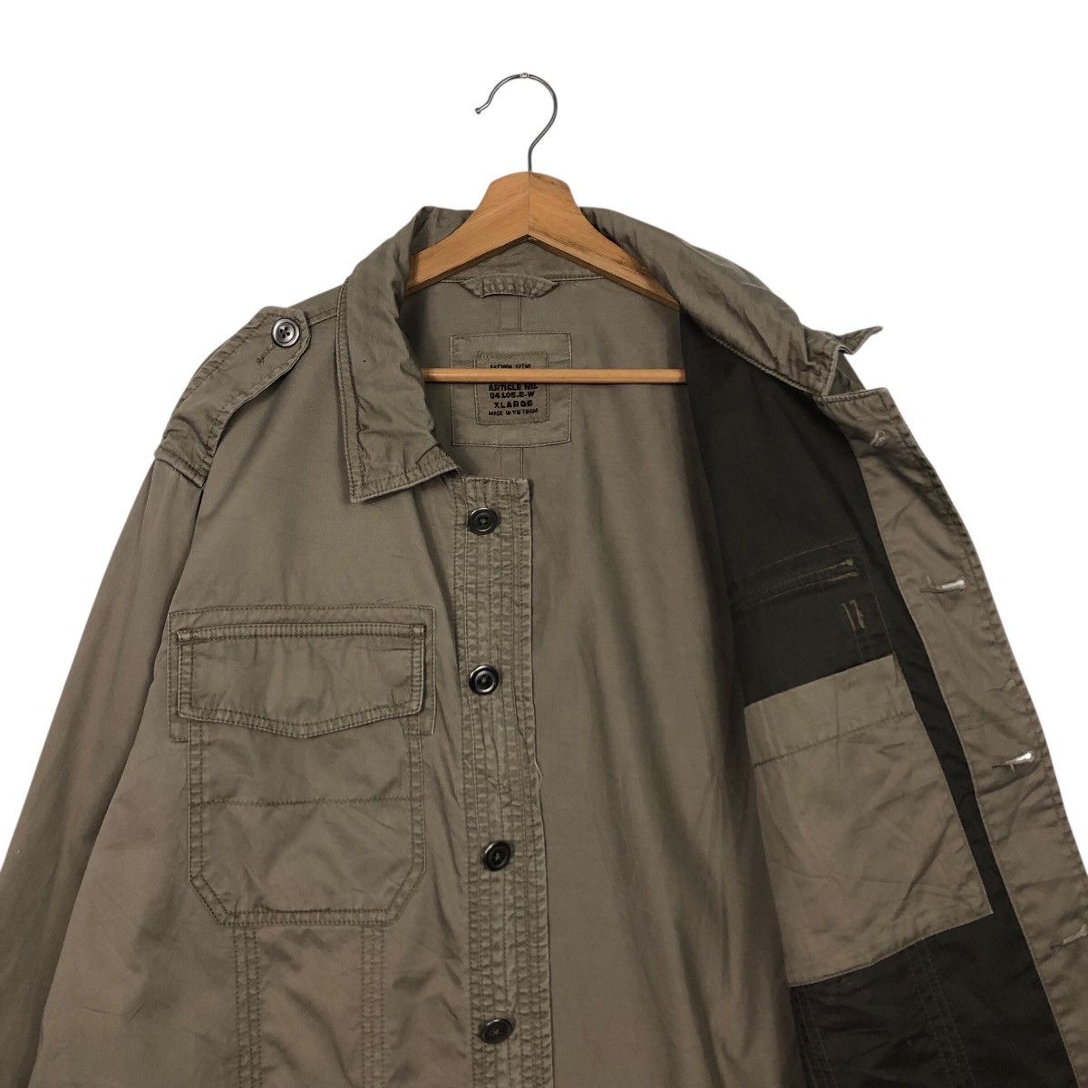 Japanese Brand Vintage Striped Wool Bomber Jacket Old Navy Issey Miyake Size US XL / EU 56 / 4 - 13 Thumbnail