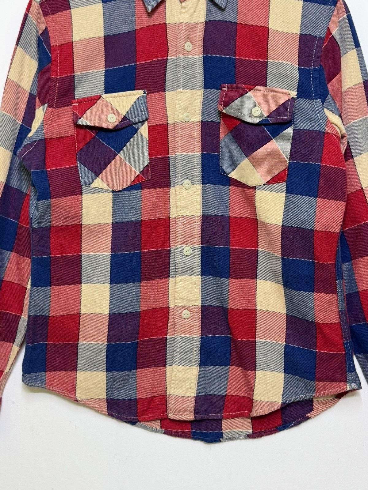 Flannel Flannel Vintage BACK NUMBER Plaid Design Size US M / EU 48-50 / 2 - 6 Thumbnail