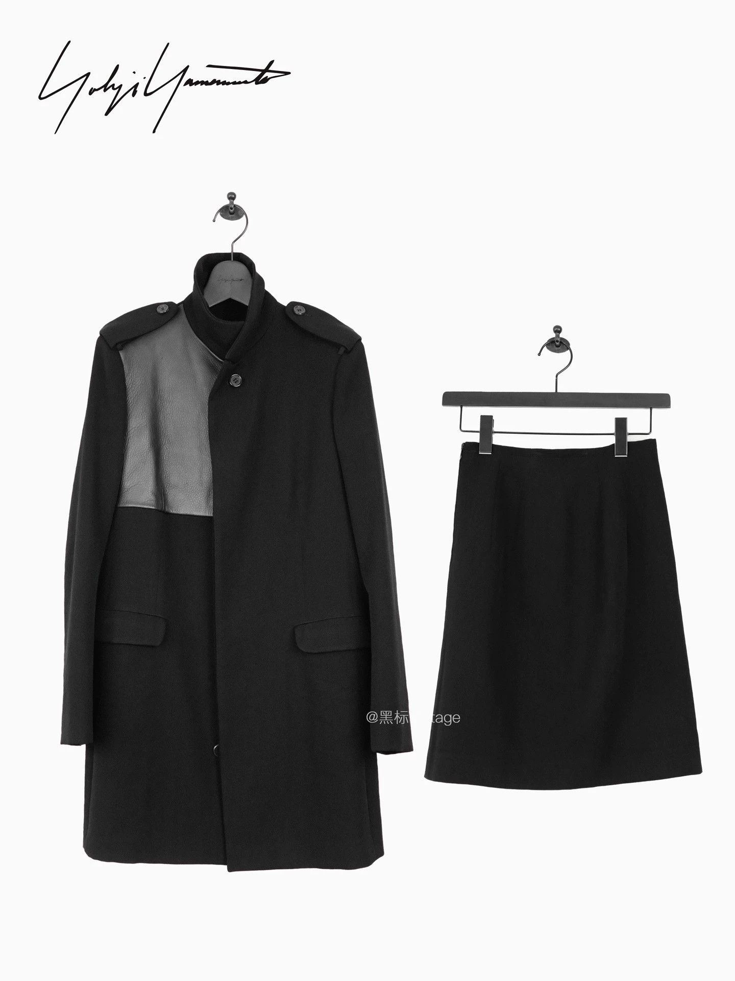 Yohji Yamamoto Yohji Yamamoto 02AW Vintage Deerskin Epaulettes Women's Set Size S / US 4 / IT 40 - 2 Thumbnail