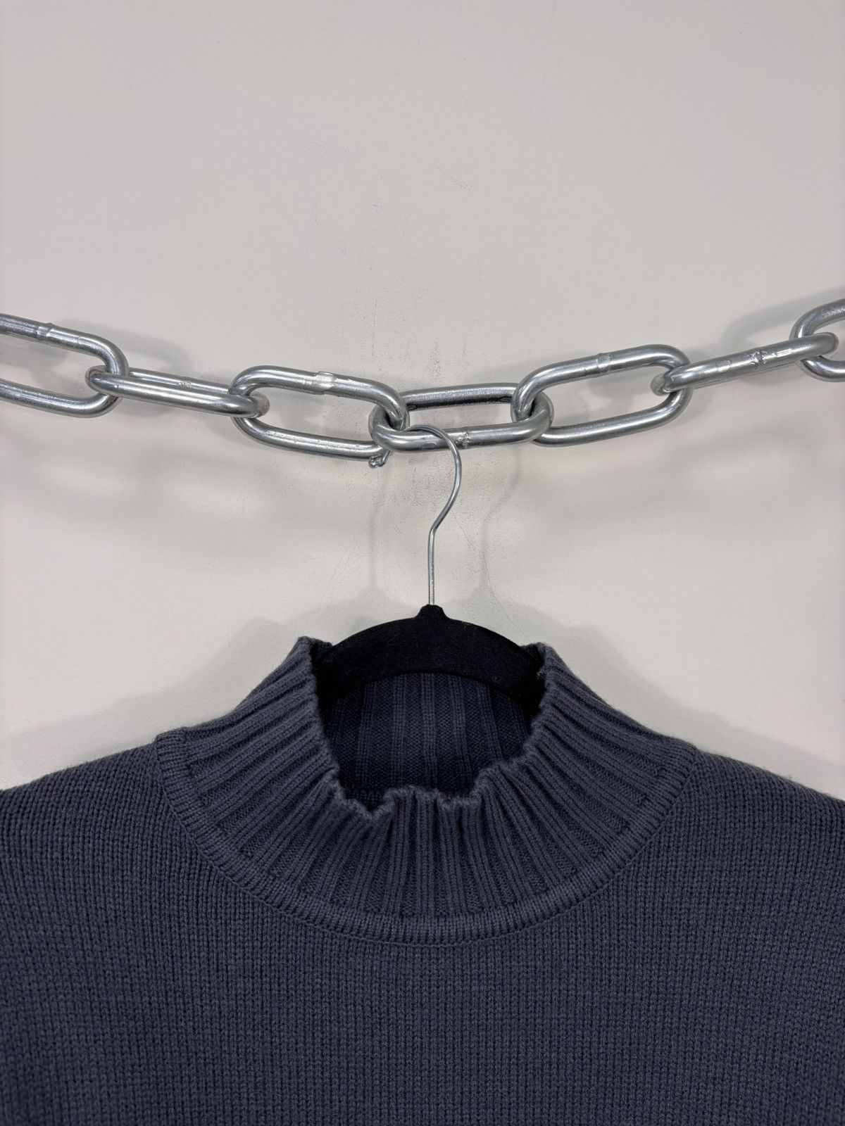 O'Neill Vintage O’Neill Y2K Women’s Big Logo Wool Mock Neck Sweater Size L / US 10 / IT 46 - 7 Thumbnail