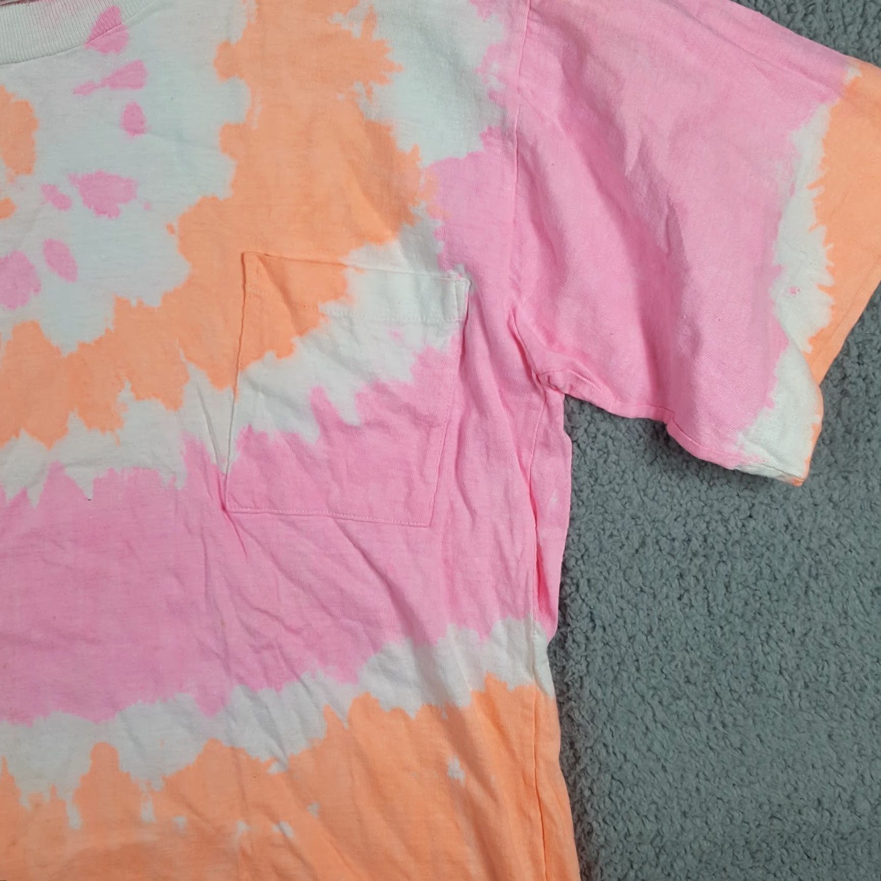 Vintage VINTAGE Jesse Men's T-Shirt S Pink Pastel Tie-Dye Swirl Hippie 90s Retro Y2K Size US S / EU 44-46 / 1 - 5 Thumbnail