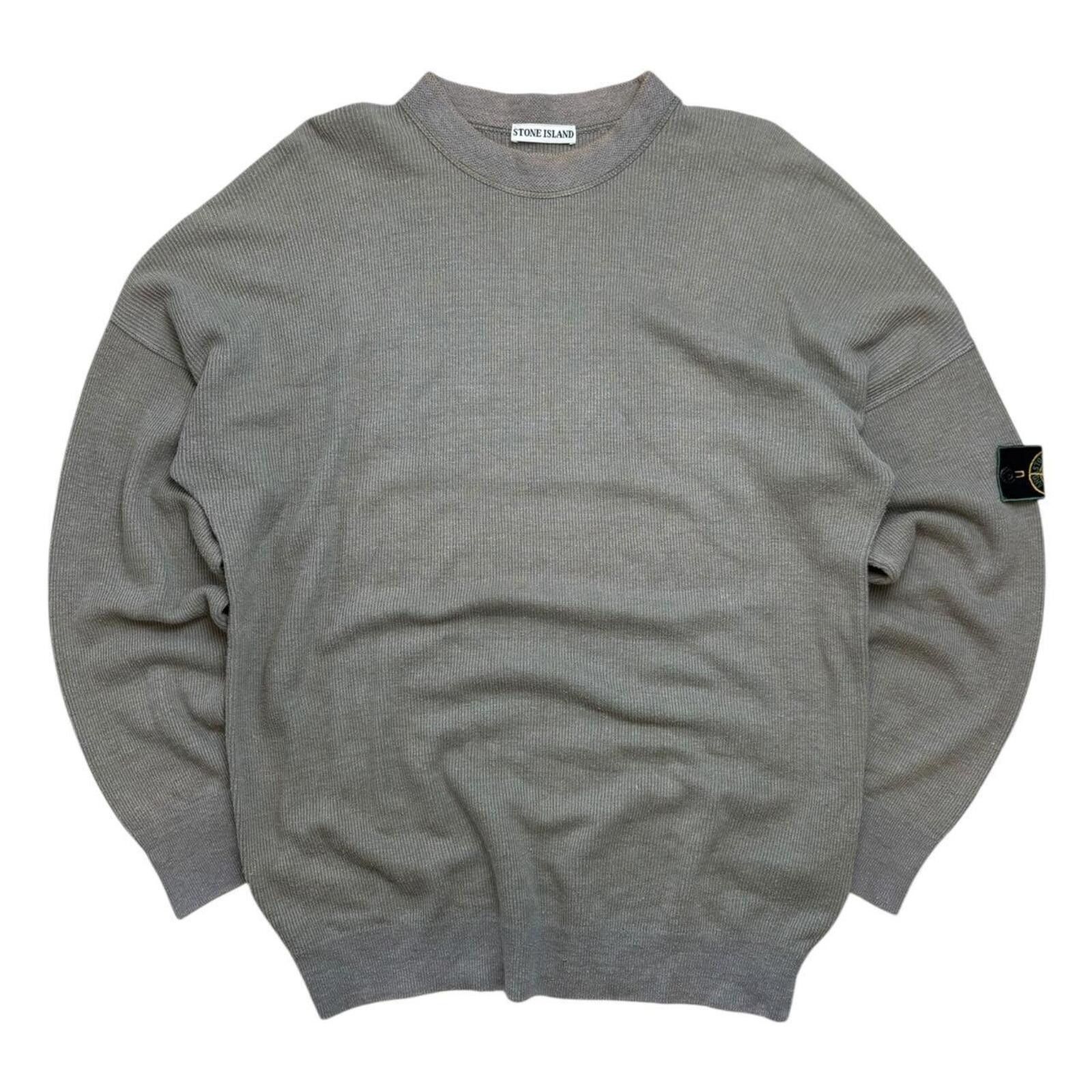 Stone Island 90’s Stone Island Ribbed Jumper (L) Size US L / EU 52-54 / 3 - 1 Thumbnail