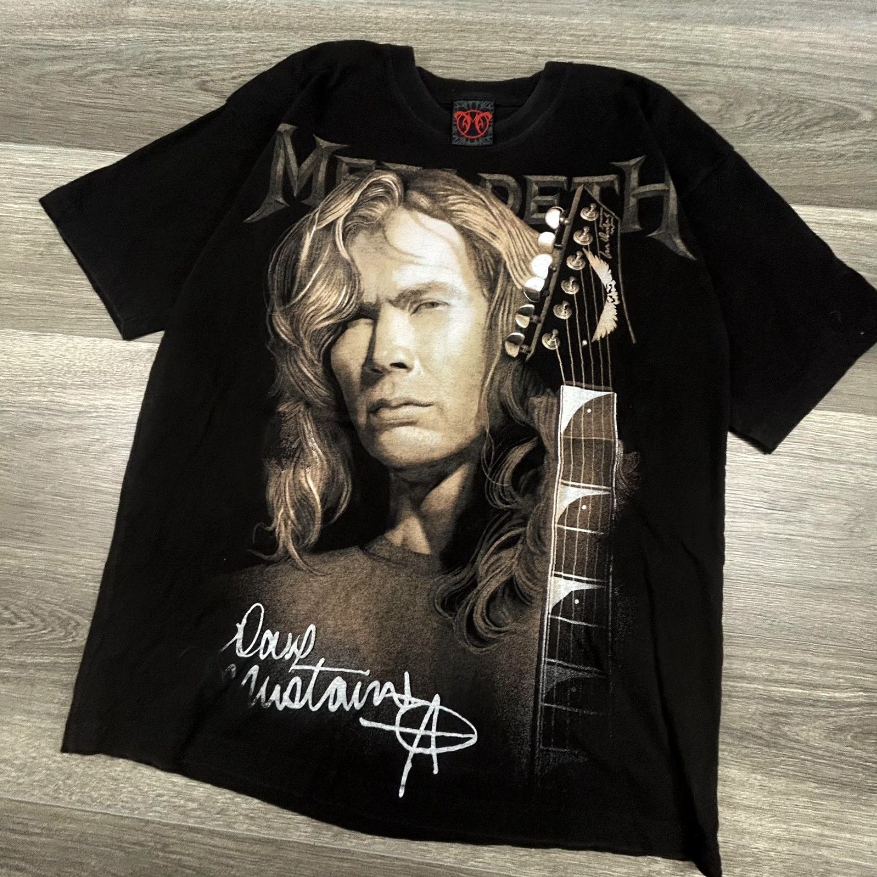 Vintage VINTAGE Megadeth Shirt Mens Large Black Dave Mustaine Rock Metal Band Tee 90s Size US L / EU 52-54 / 3 - 3 Thumbnail
