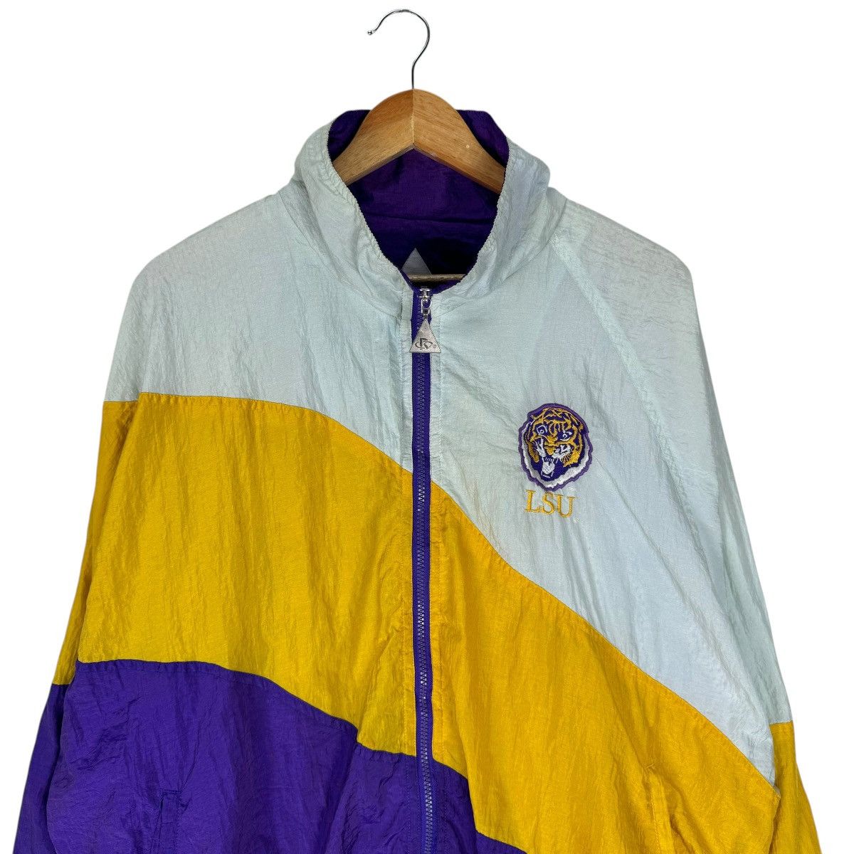 Vintage ⚡️90s LSU TIGER VARSITY JACKET Size US XL / EU 56 / 4 - 3 Thumbnail
