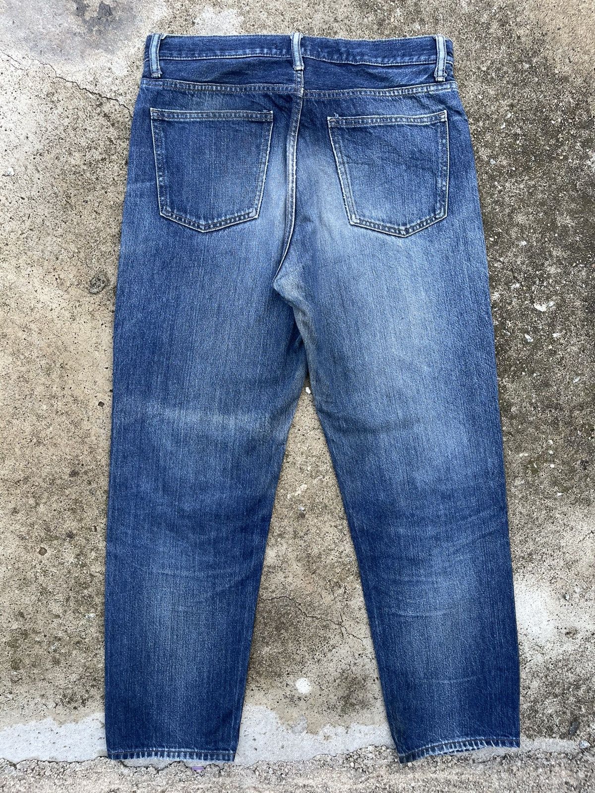 Japanese Brand × Jean × Uniqlo 🔥 Japanase Brand Uniqlo Rusty Distressed Denim W32🔥 Size US 32 / EU 48 - 4 Thumbnail
